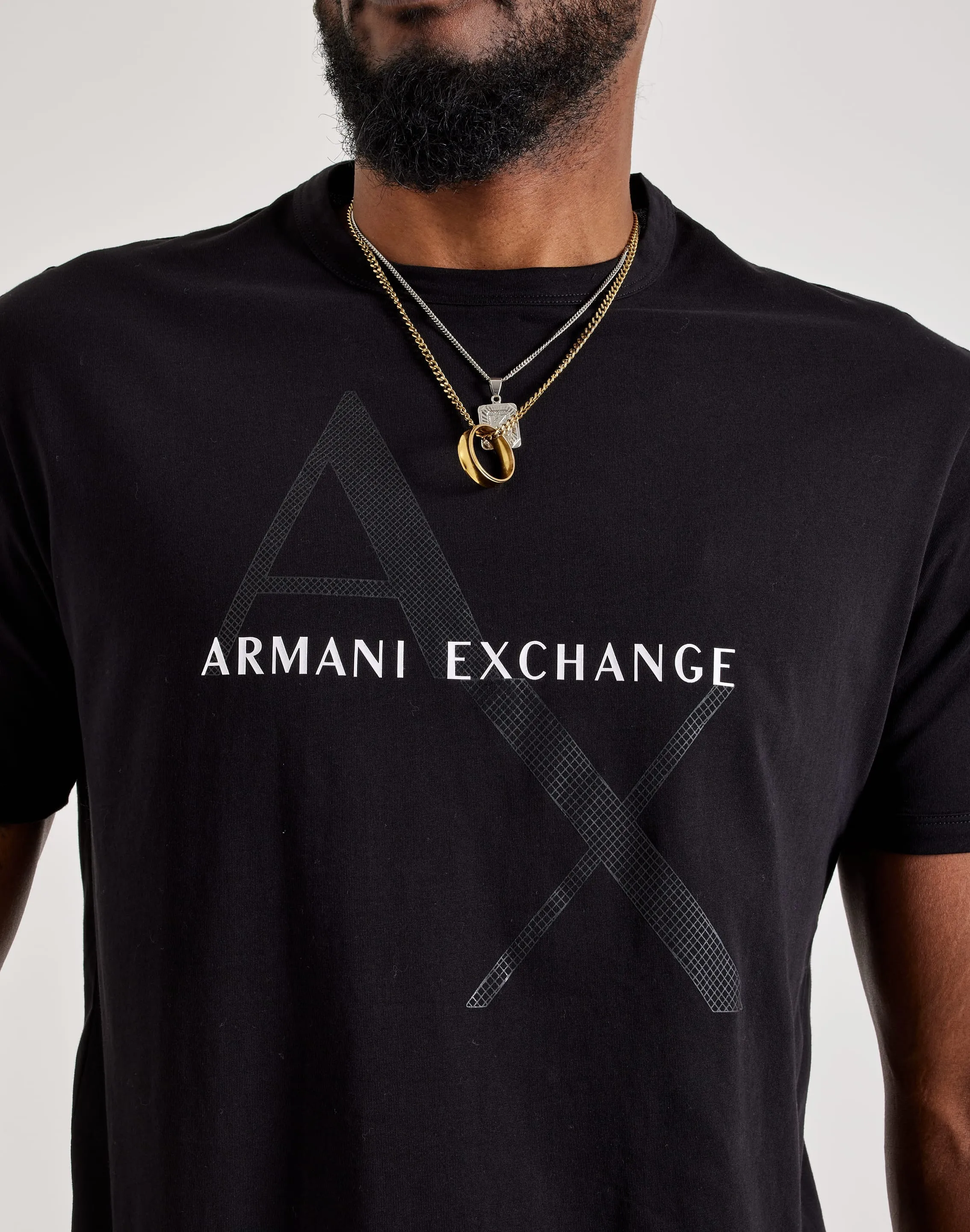 Recycled Polyester Armani Exchange Logo Tee