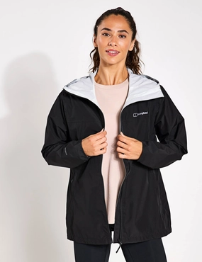 Compact Packable Deluge Pro 3.0 Waterproof Jacket - Jet Black