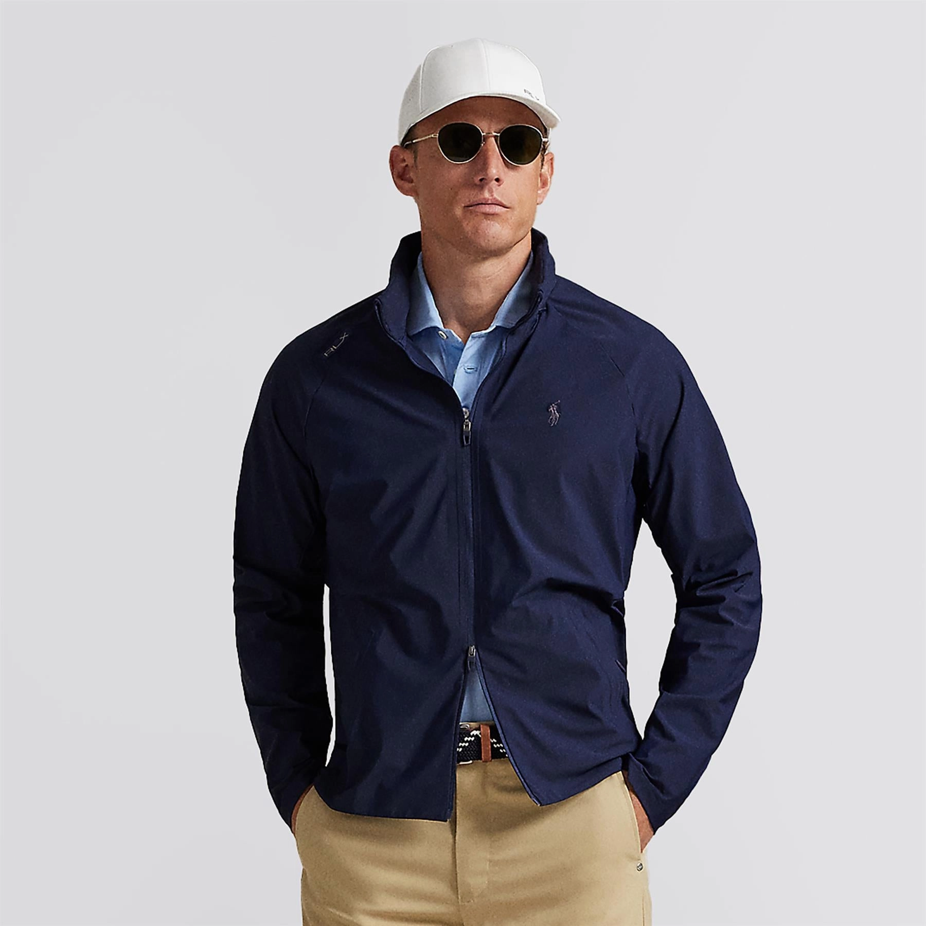 RLX Lightweight Hooded Jacket Refined Navy Notebook self - treat