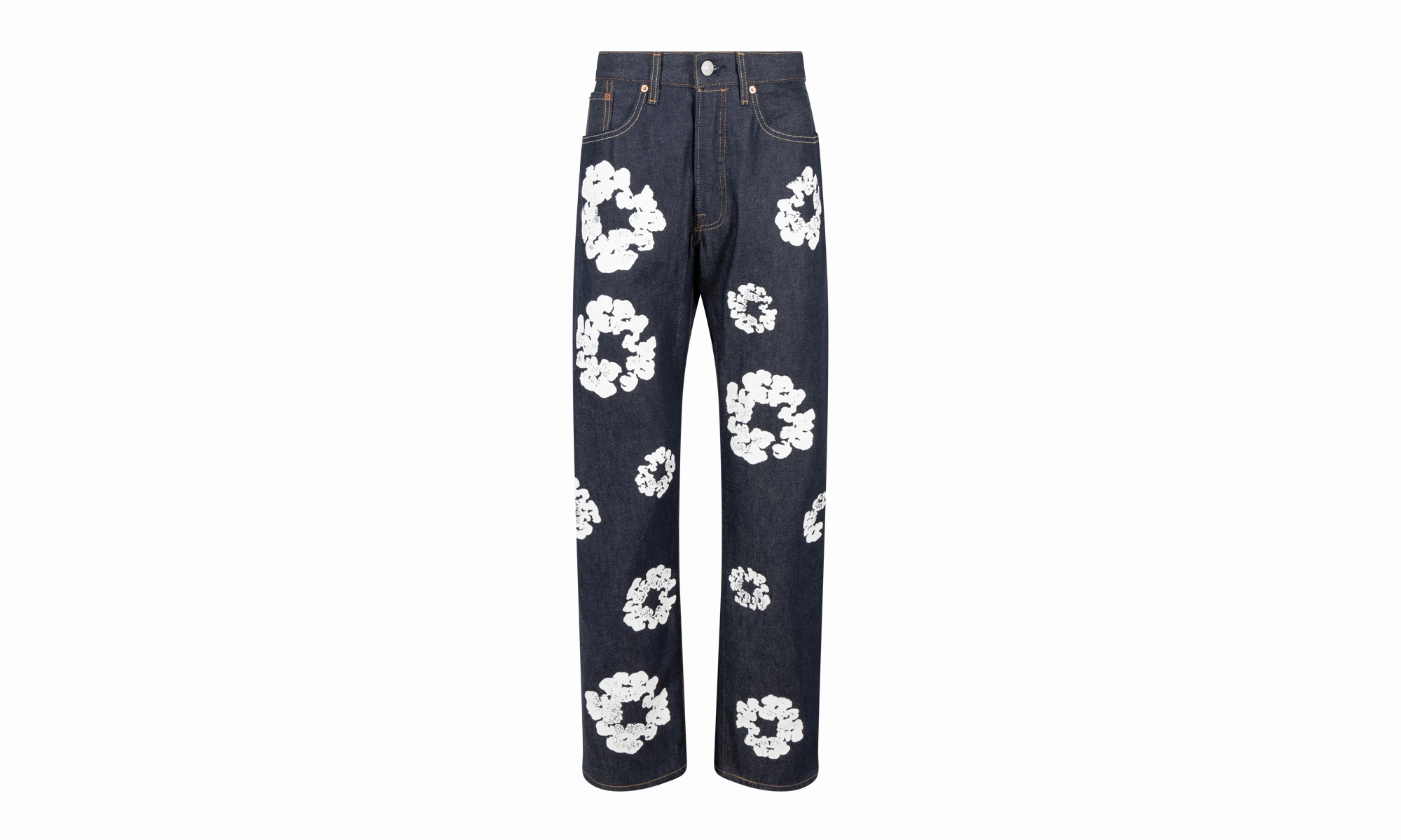 The Cotton Wreath Denim Jeans "Selvedge" Artist Vibe Everyday Rainy Day