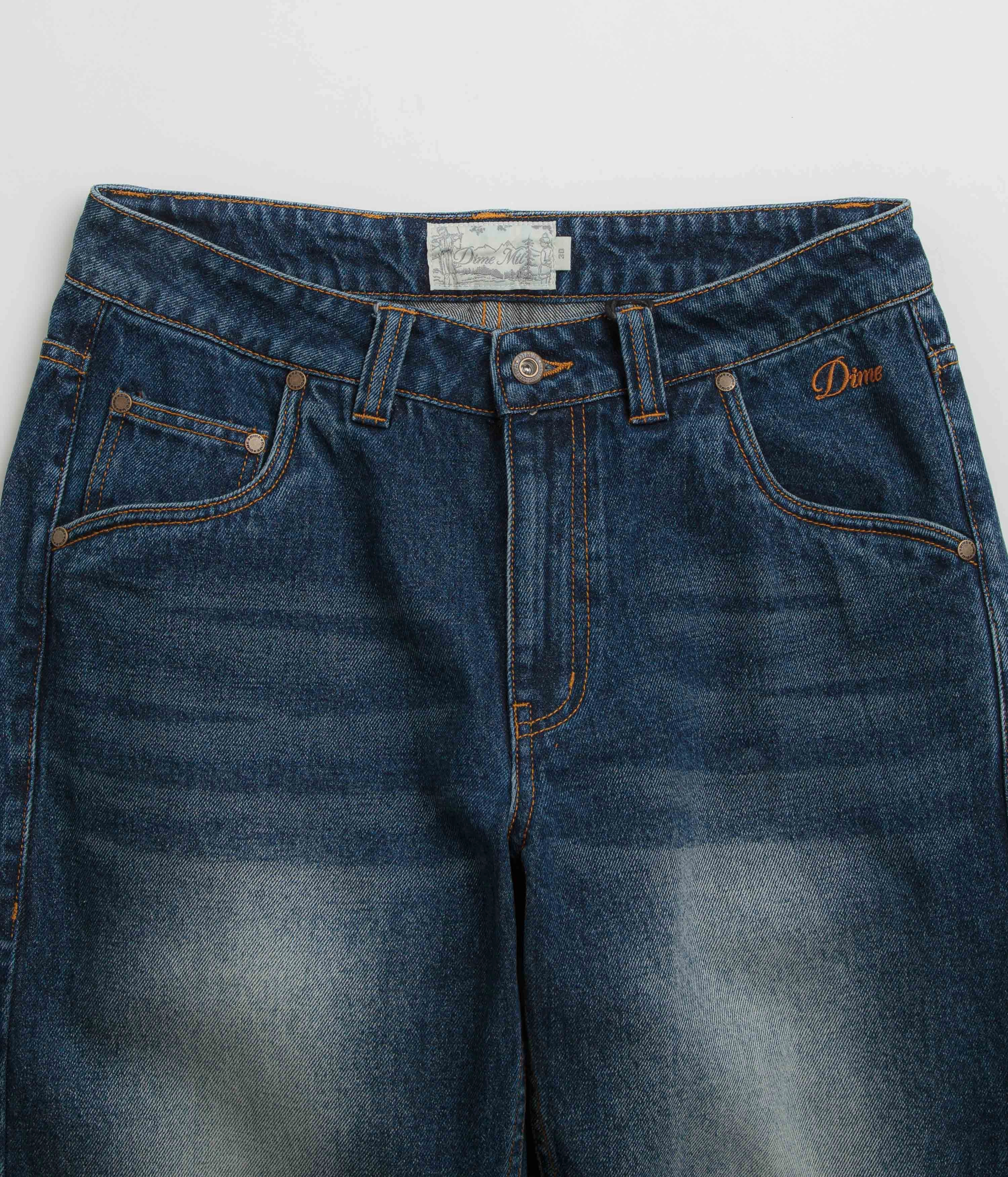 SnagFreeFabric Dime Classic Relaxed Denim Pants - Faded Indigo
