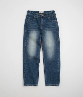 Dime Classic Relaxed Denim Pants - Faded Indigo Non Bulk MultiPocketDesign