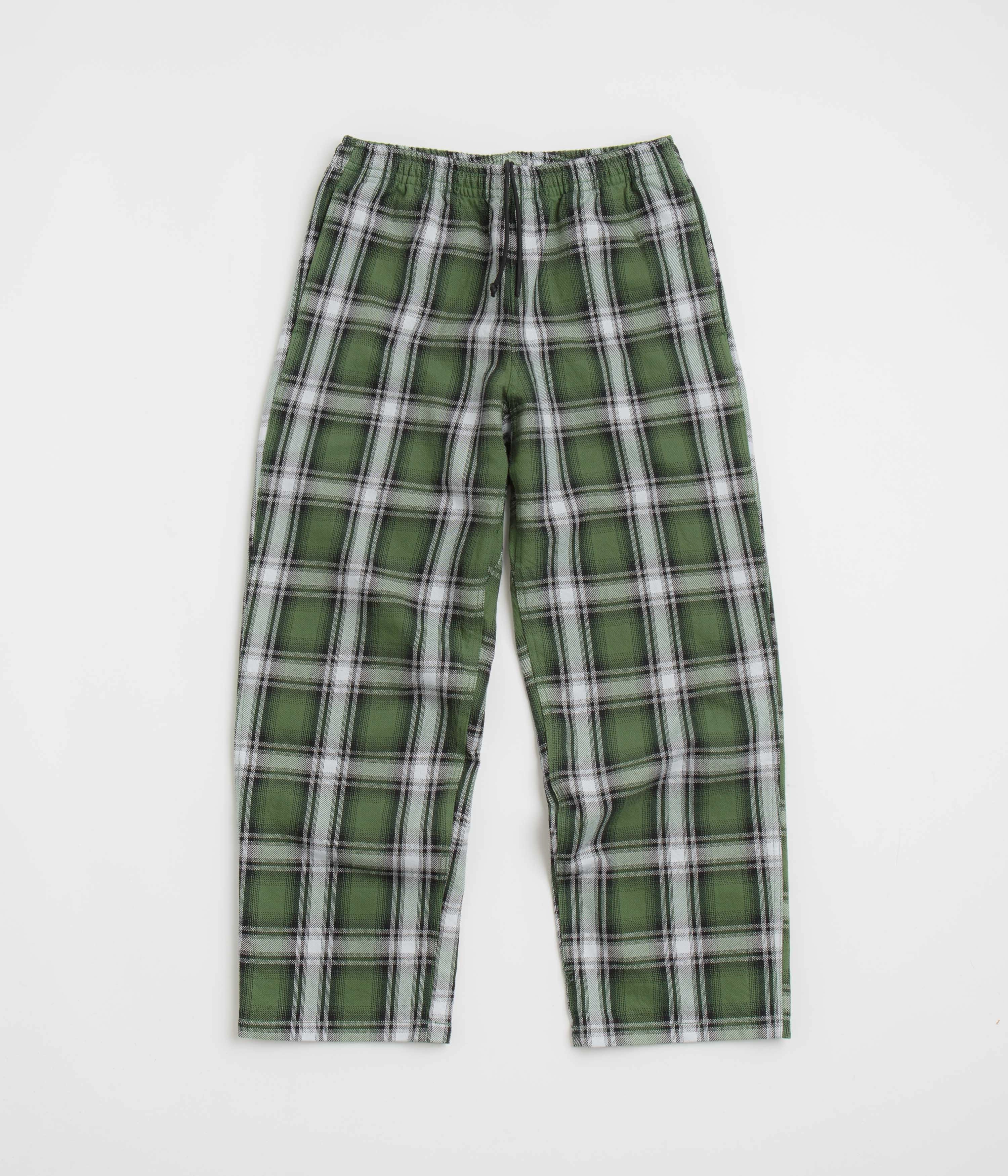 Gramicci Swell Flannel Checkered Pants - Big Check Flexible Fit