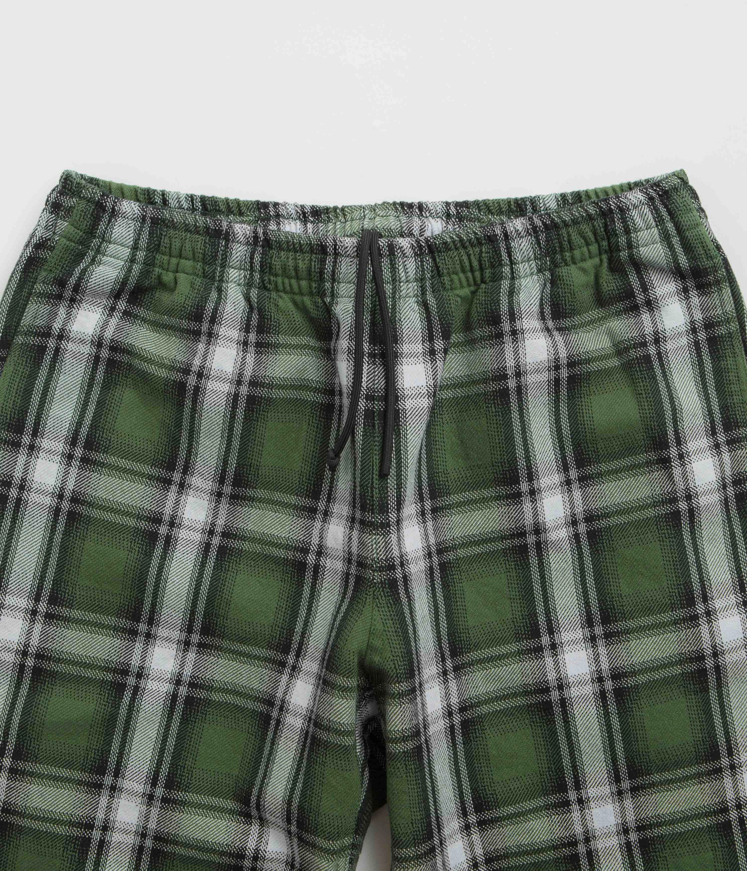 Gramicci Swell Flannel Checkered Pants - Big Check Dynamic Motion Cropped hem