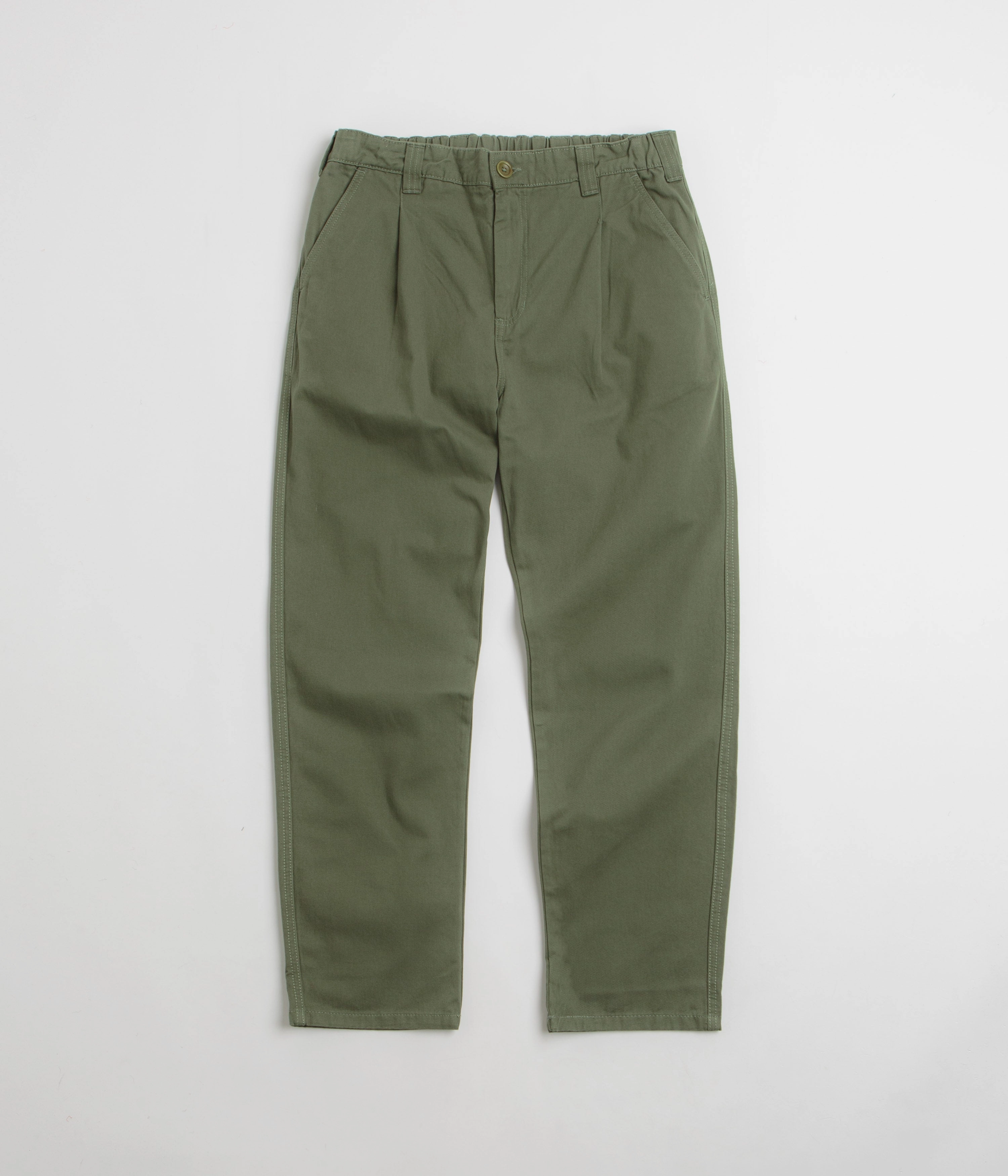 Gusseted Crotch Core Cut Service Works Drill Waiter Pants - Olive