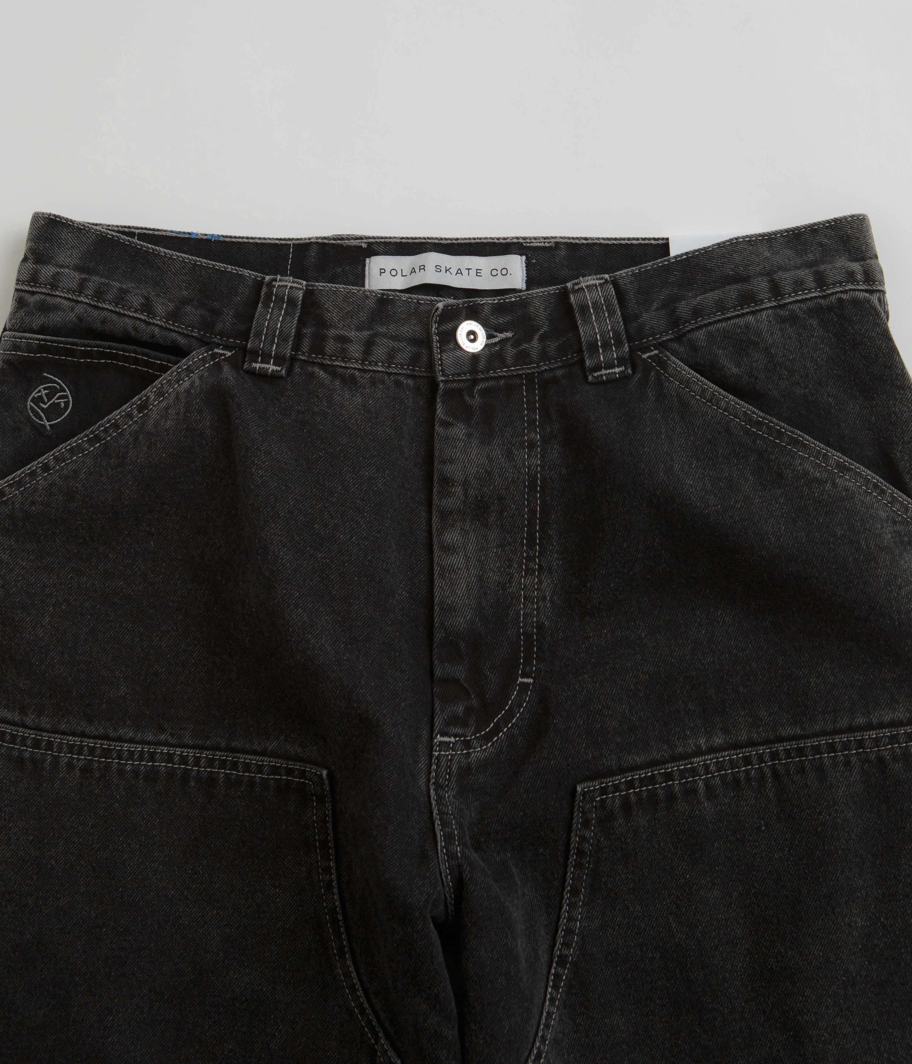 Cool Weather Polar Big Boy Work Pants - Silver Black