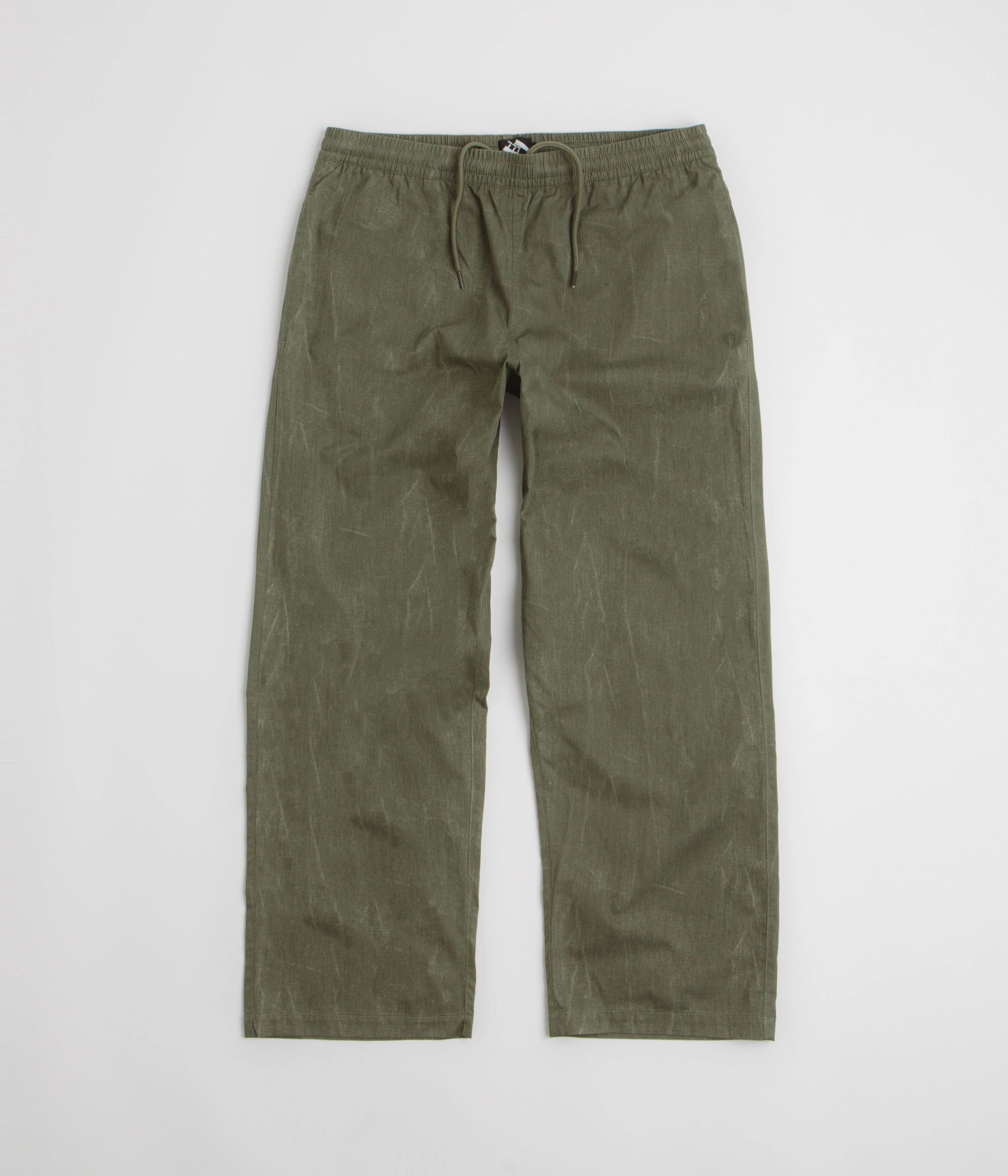 The Trilogy Tapes Beach Pants - Textured Olive Detachable belt
