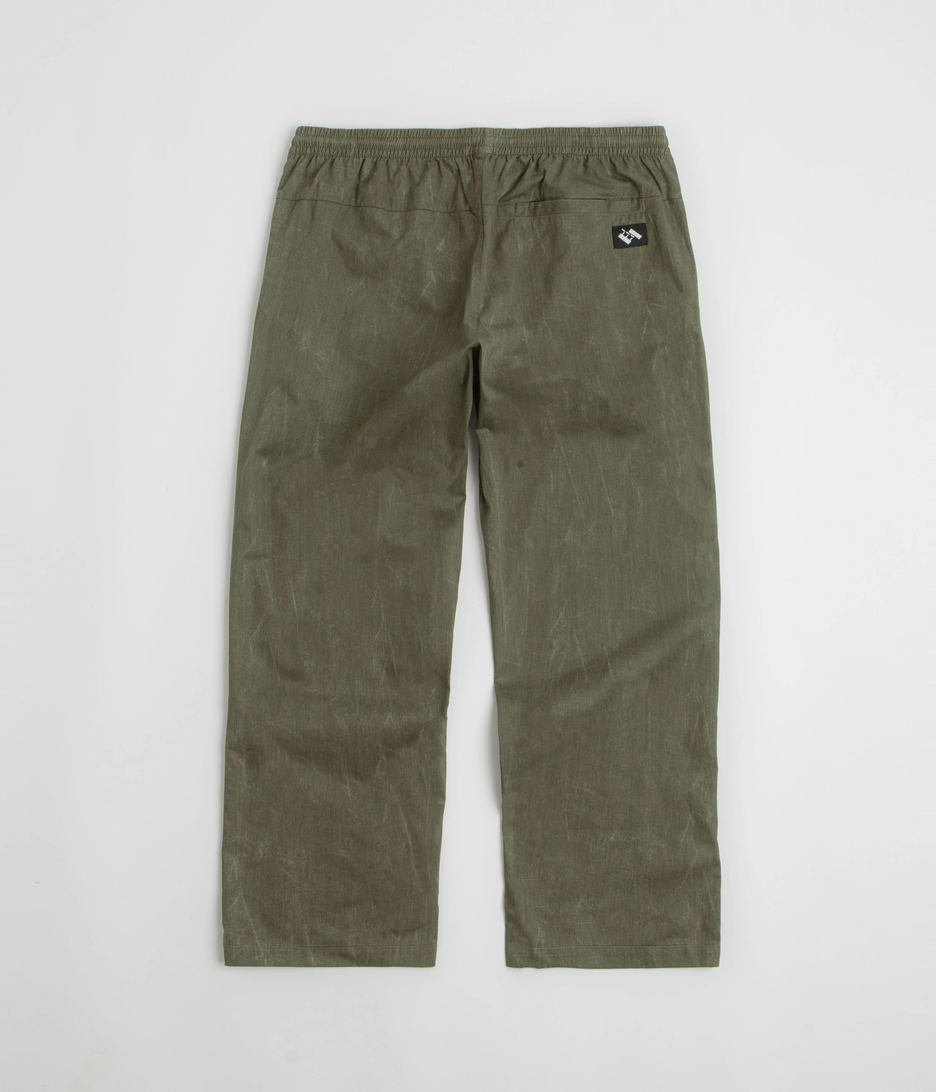 The Trilogy Tapes Beach Pants - Textured Olive Soft Texture Air Comfort