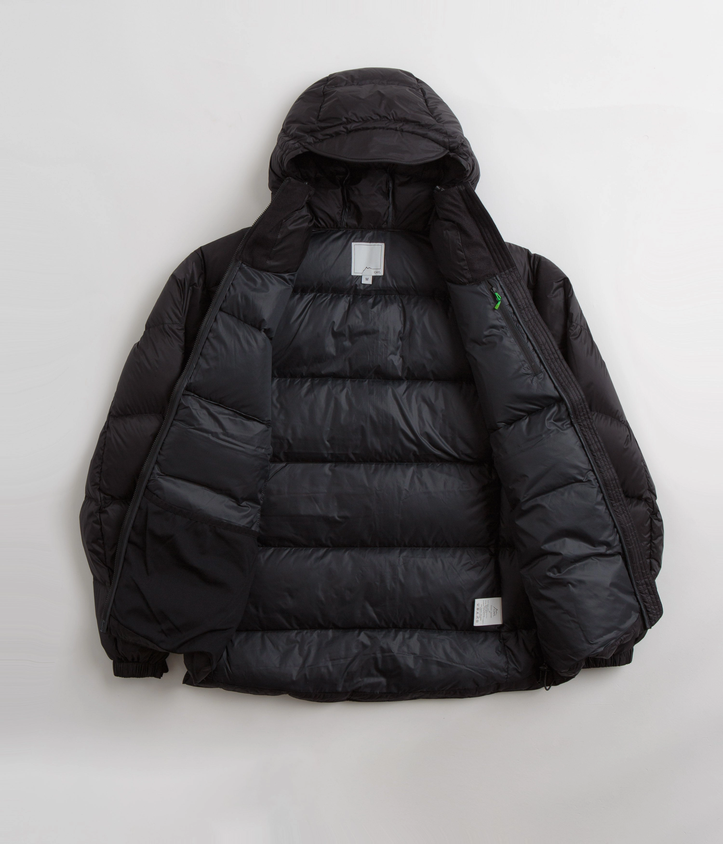 Taste Slim Silhouette Cayl Down Jacket - Black