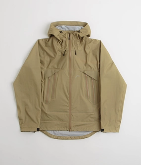 Cayl Light 3L Double Zip Jacket - Sand Brown Wind Resistant