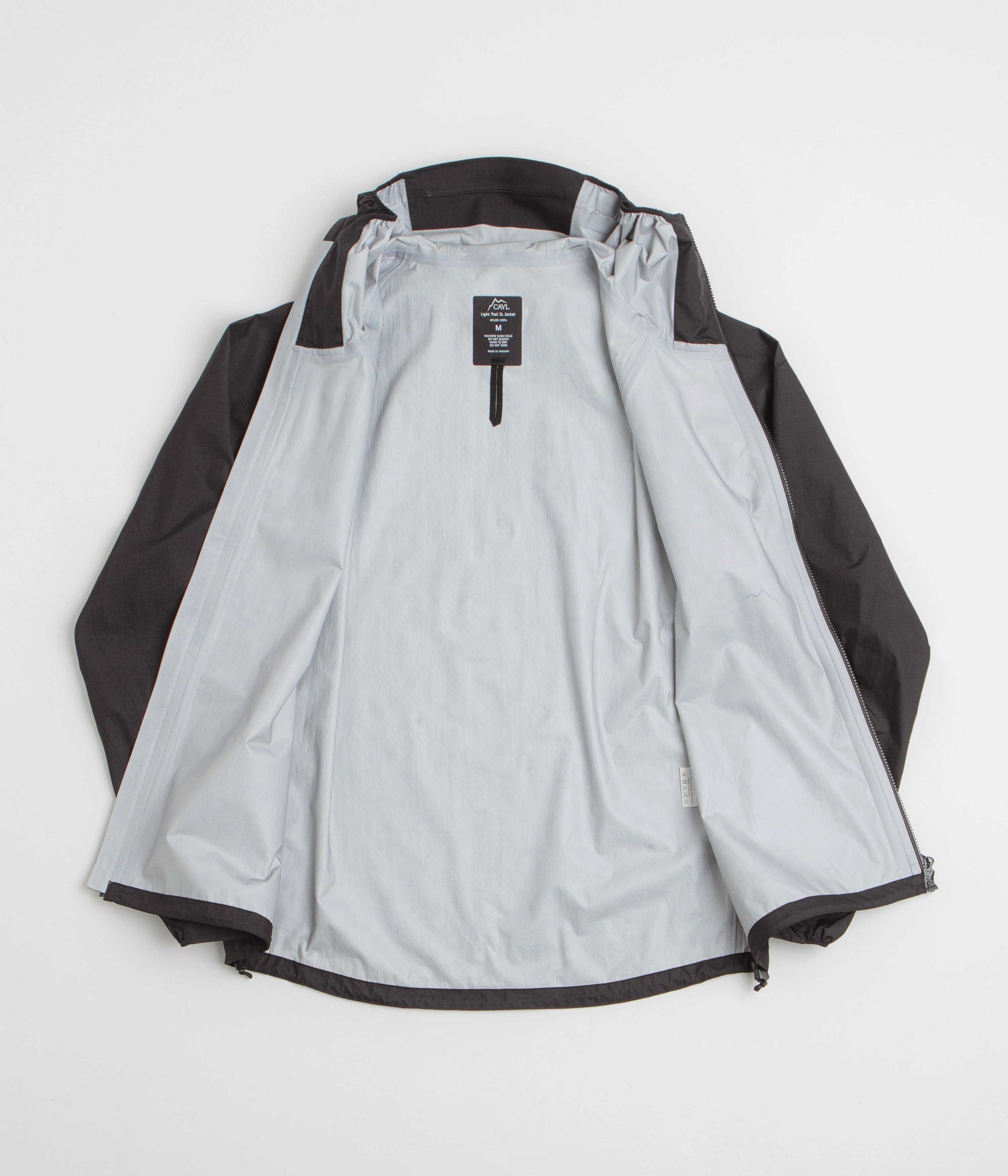 Cayl Light Trail 3L Jacket - Black beach bonfire Protective Outer Layer