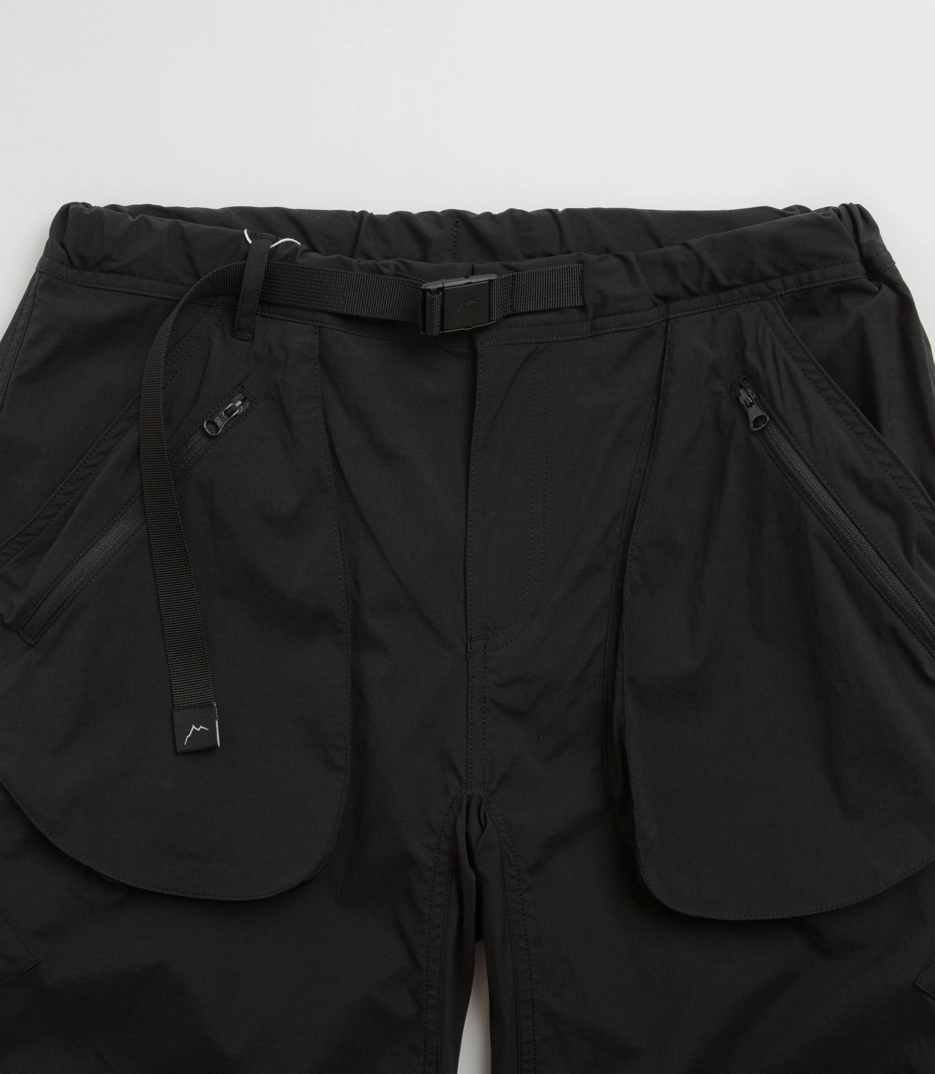 Non Slip Waist Grip Cayl Out Pocket Pants - Black