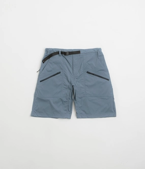 affordable choice High Waist Cayl Zip Pocket Shorts - Light Blue