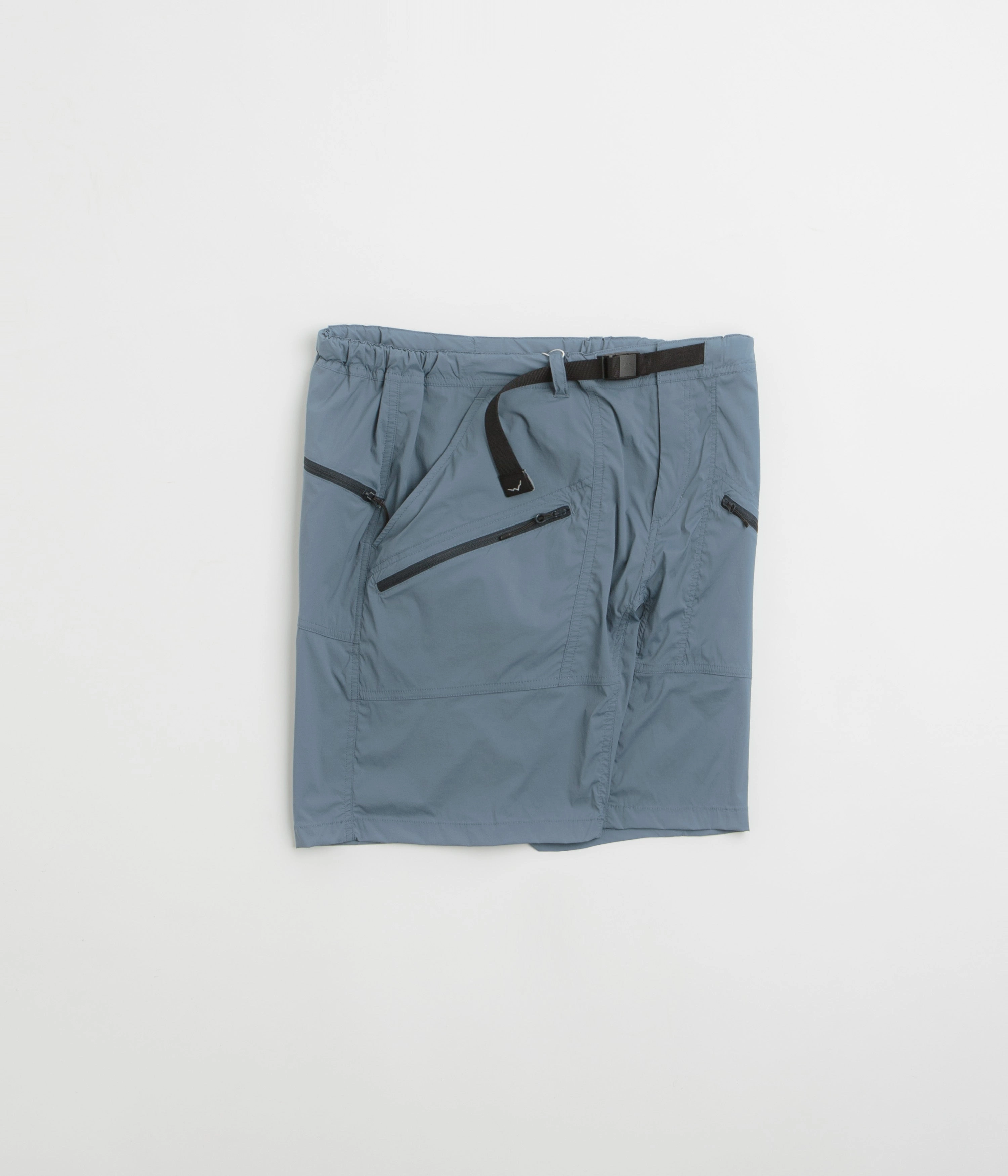 WaterResistantFinish Cayl Zip Pocket Shorts - Light Blue