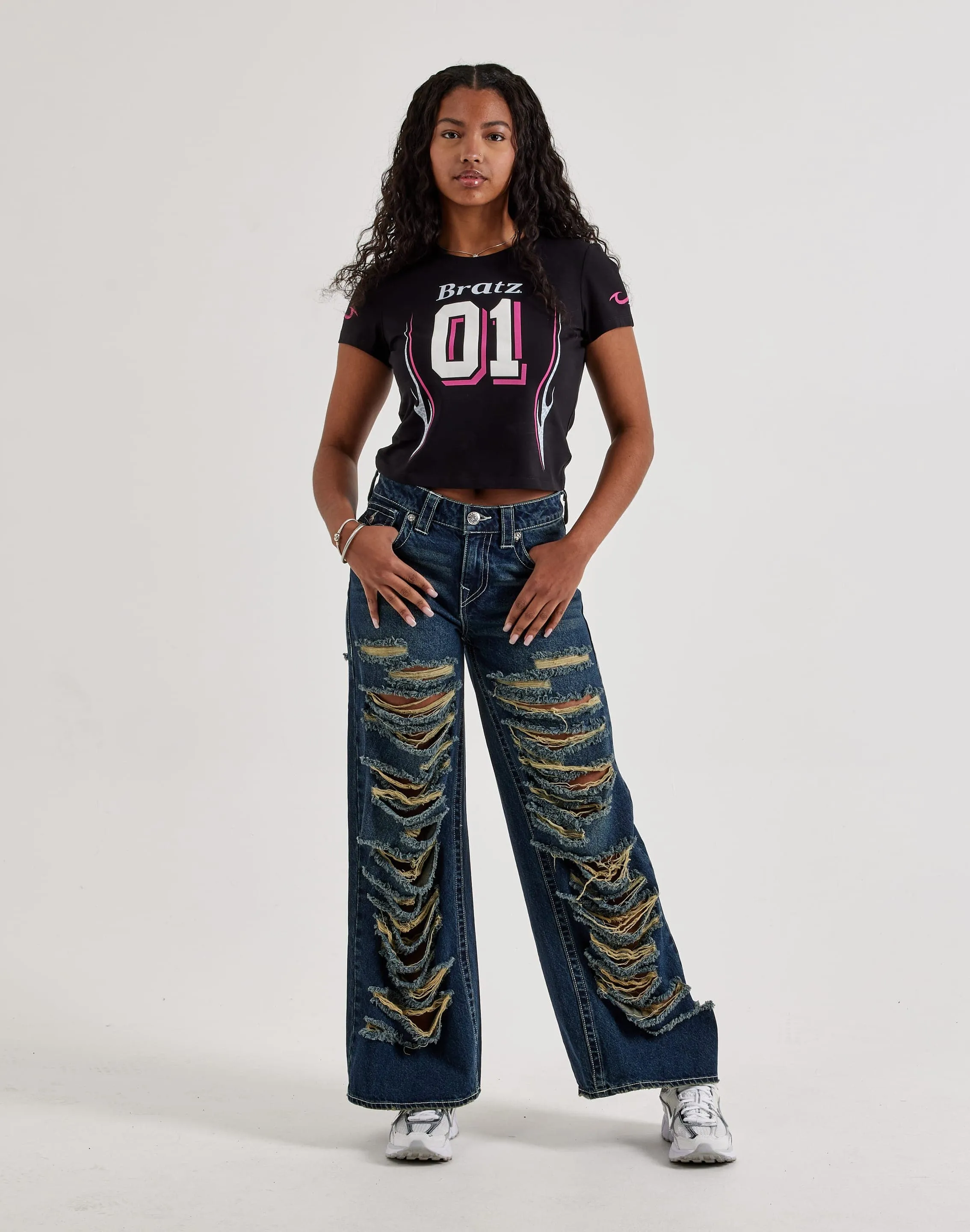 Central Mills Bratz Baby Tee Future Glow Hidden pockets