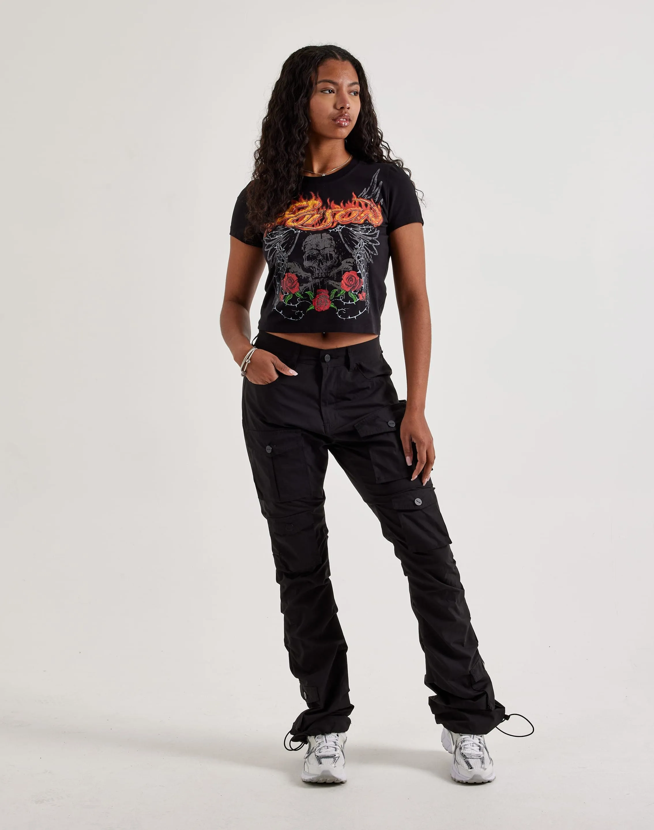 Central Mills Poison Babydoll Tee HeatReflective Lining Hidden pockets