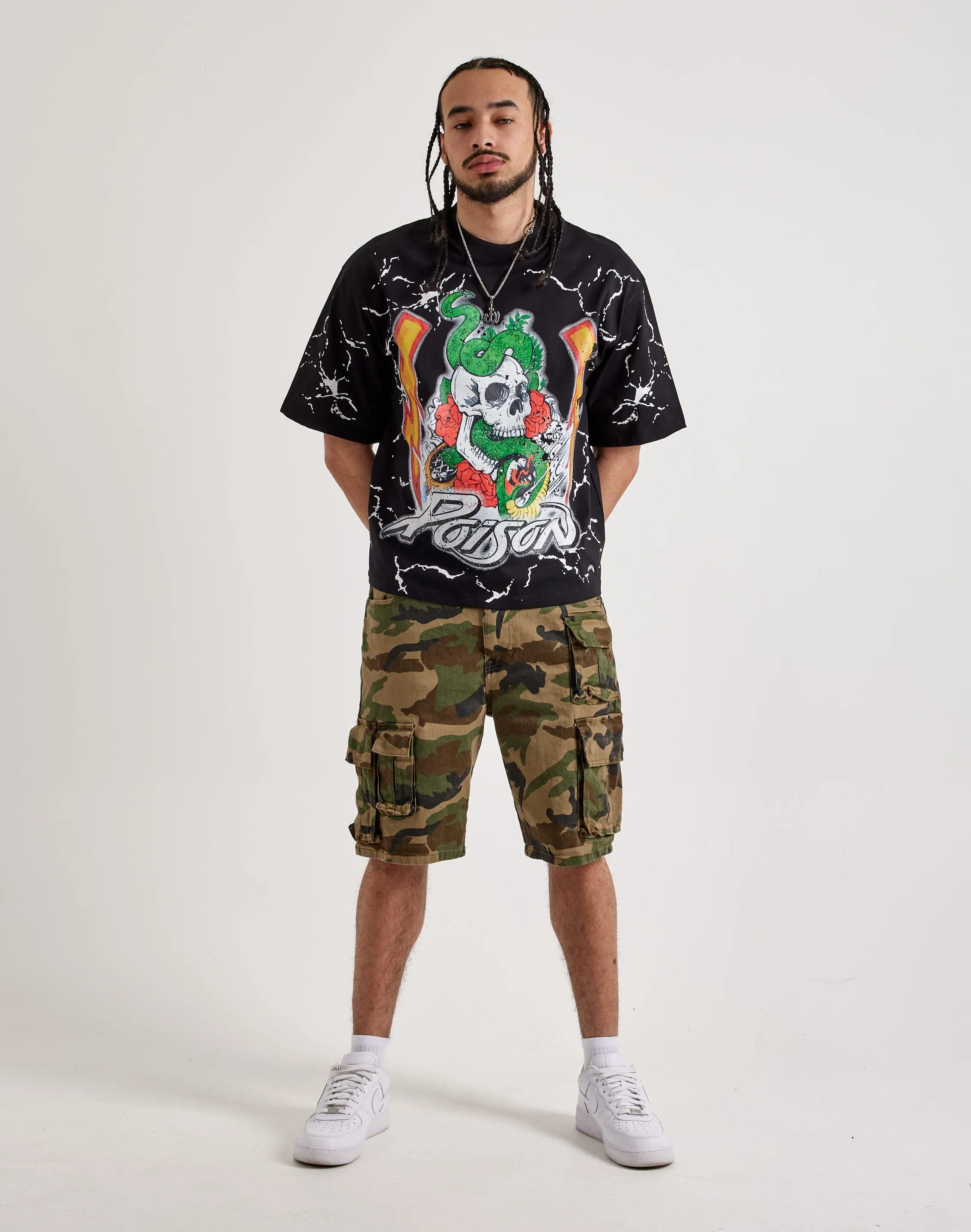 Harbor Style Central Mills Poison Cropped Tee