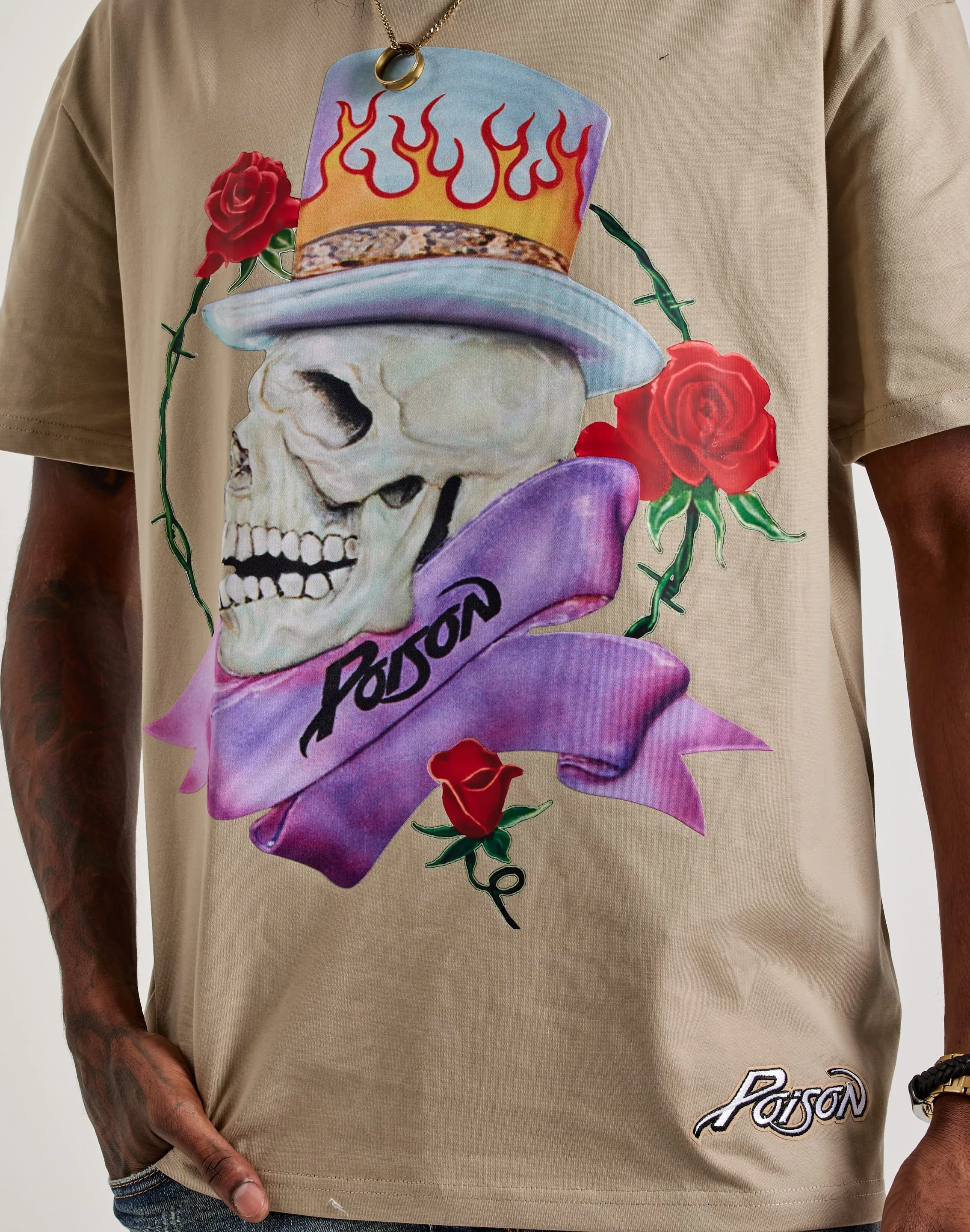 Airflow Vents Central Mills Poison Love On The Rocks Tee