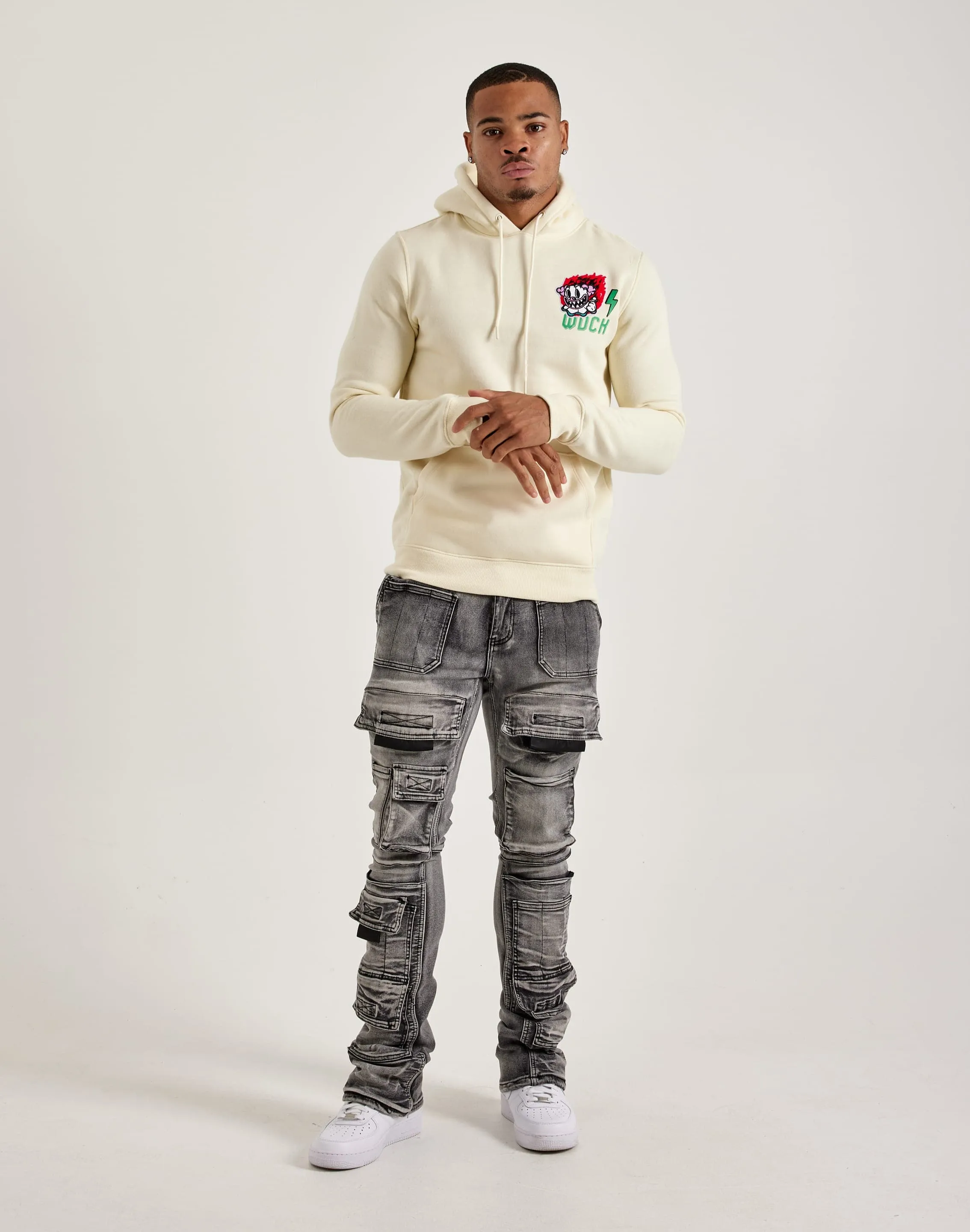 ZeroWaste Production Central Mills Stay Out Pullover Hoodie
