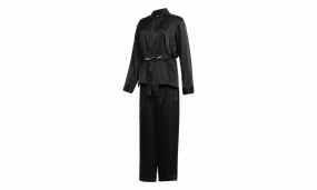 Layered Hem Details CH3 TECH SILK JUMPSUIT WMNS "Y-3"