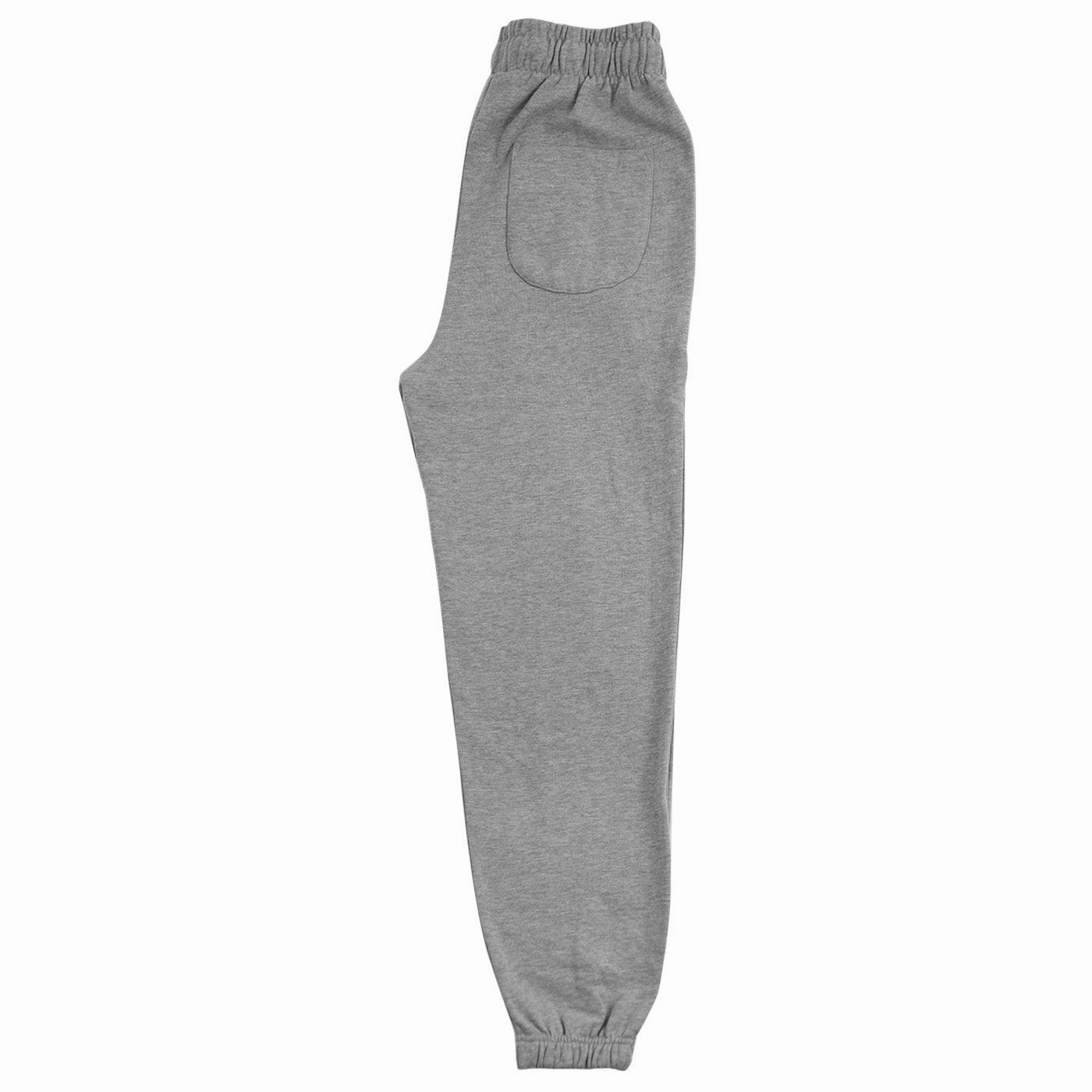 Double Layered Knee Patches Flexible Fabric Blend Bored of Southsea Daily Use Jogger Pant - Heather Grey