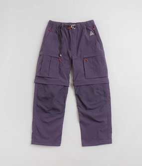 Anti Snag Fabric Minimal Vibe Nike ACG Smith Summit Cargo Pants - Dark Raisin / Black / Summit White