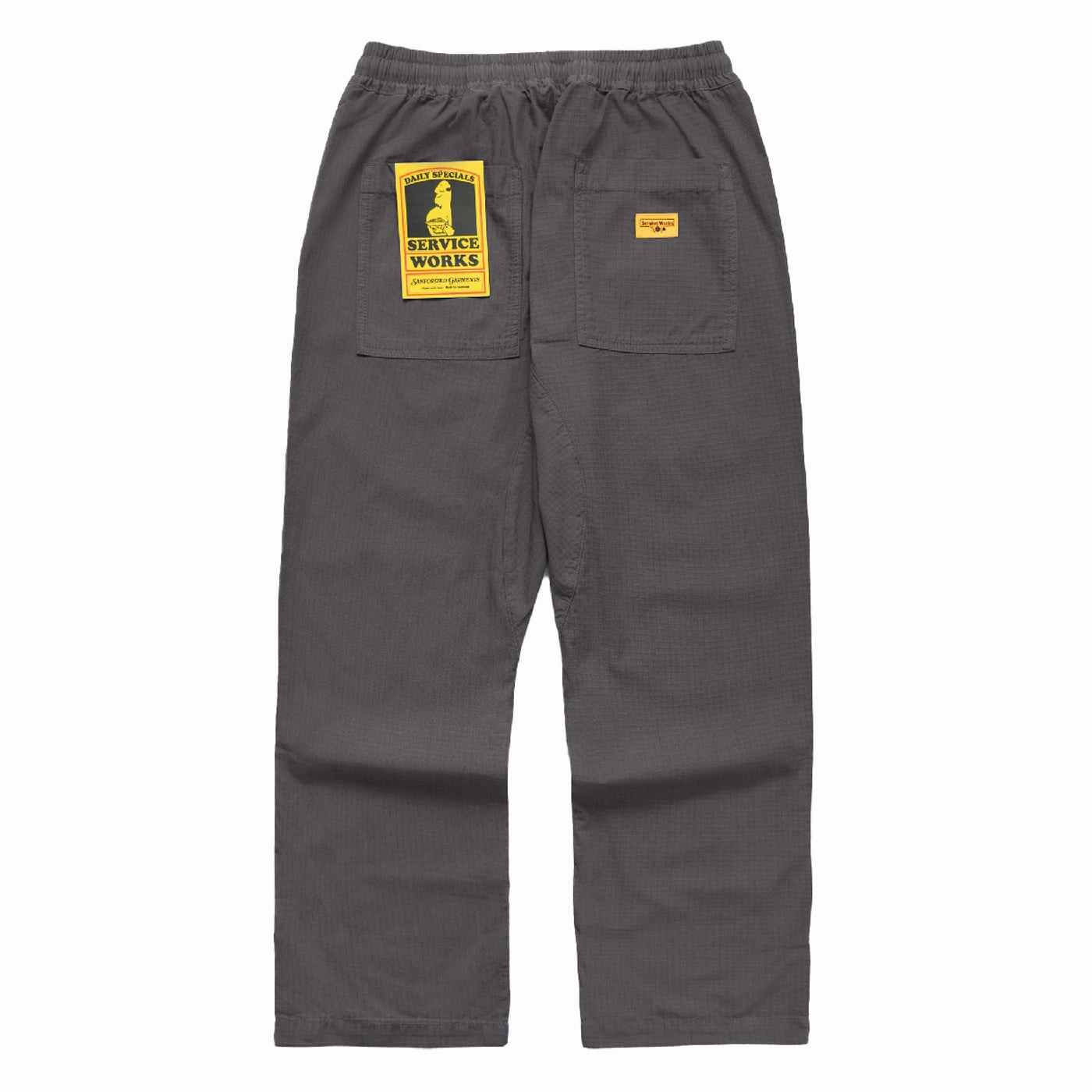 Service Works Ripstop Chef Pant - Washed Black Anti Odor Treatment
