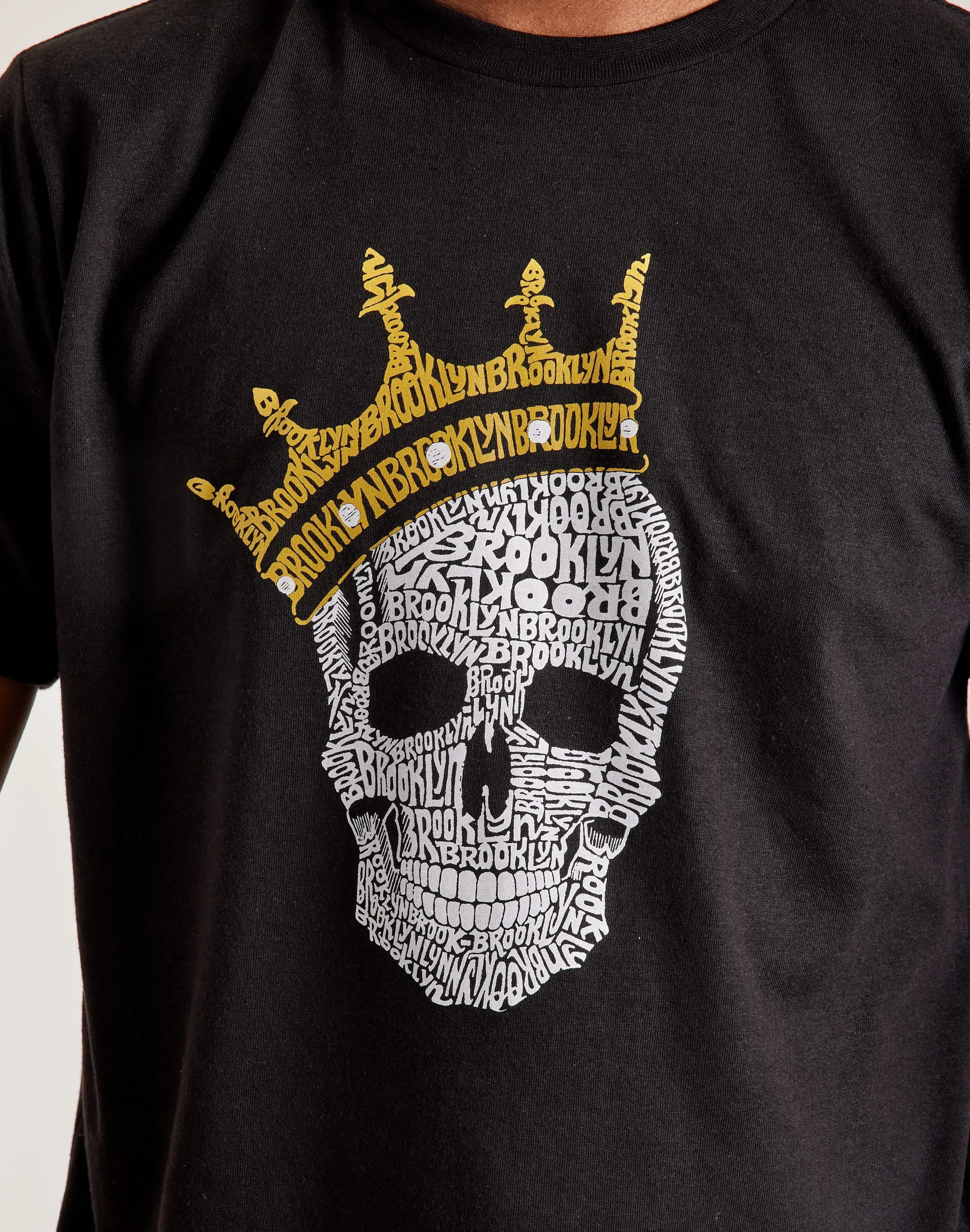 Digital Glow LA Pop Art Word Art Brooklyn Crown Tee