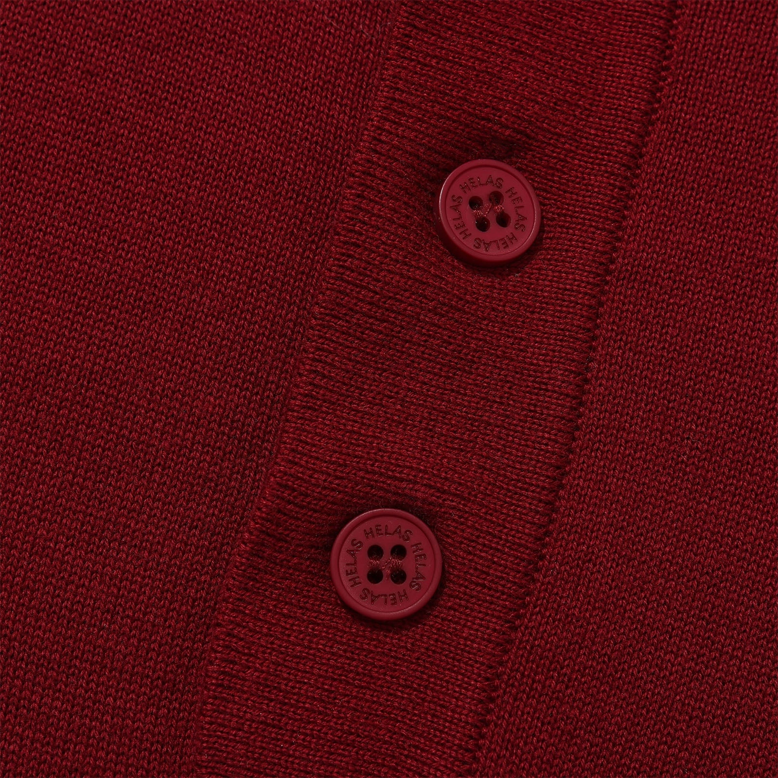ChafeResistantEdging Helas Fella Knit Ls Polo Sharp Cut