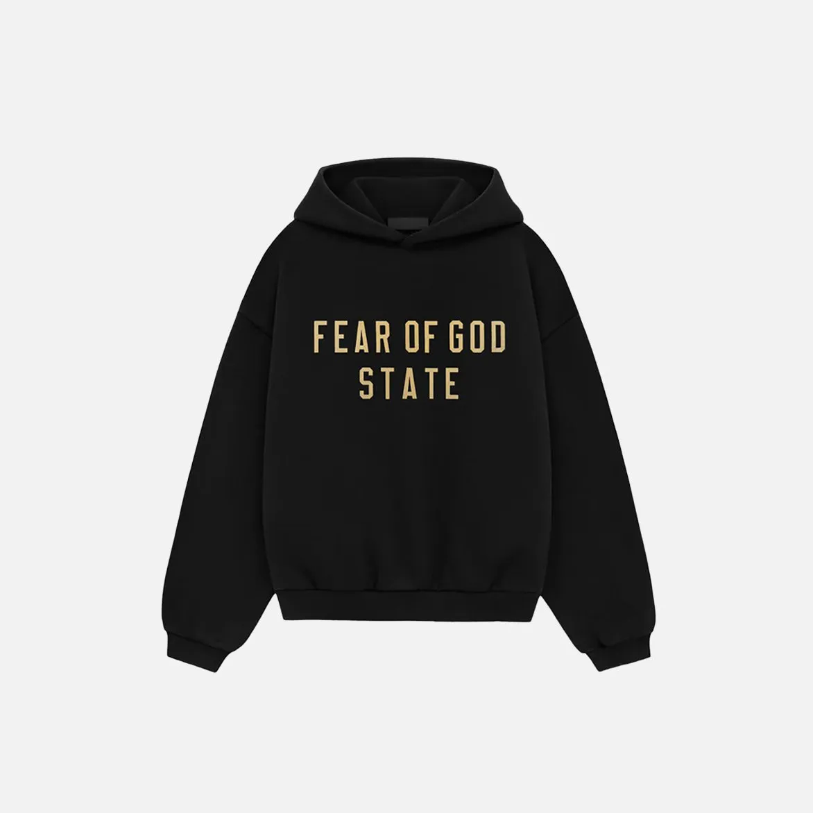 VentilatedKnit ESSENTIALS KIDS FLEECE HOODIE - BLACK