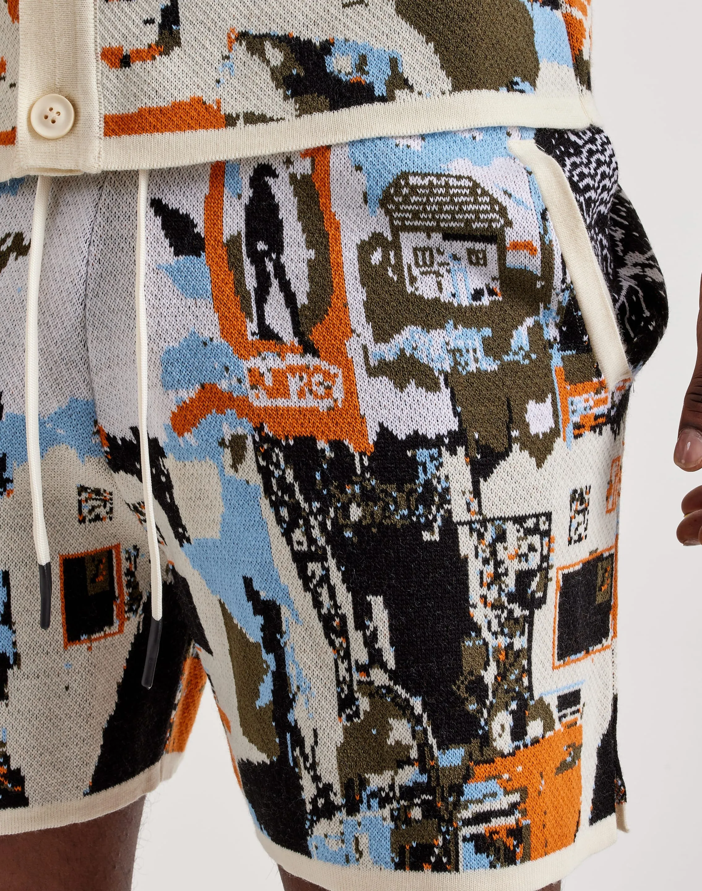 Chapter By Kohli One In A Million Knit Shorts HeavyDuty Zipper