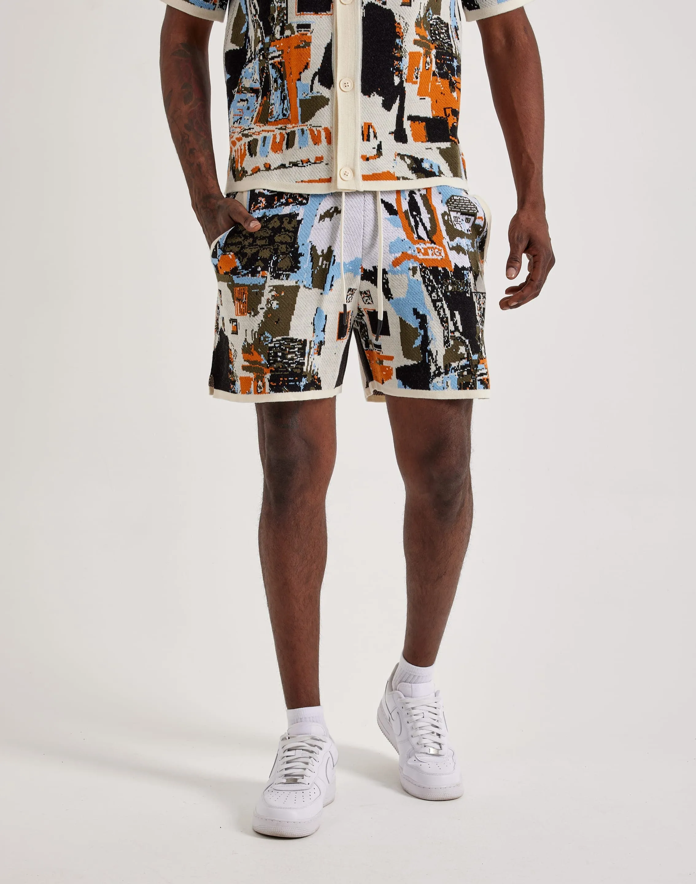 Chapter By Kohli One In A Million Knit Shorts Bold Step HeavyDuty Zipper