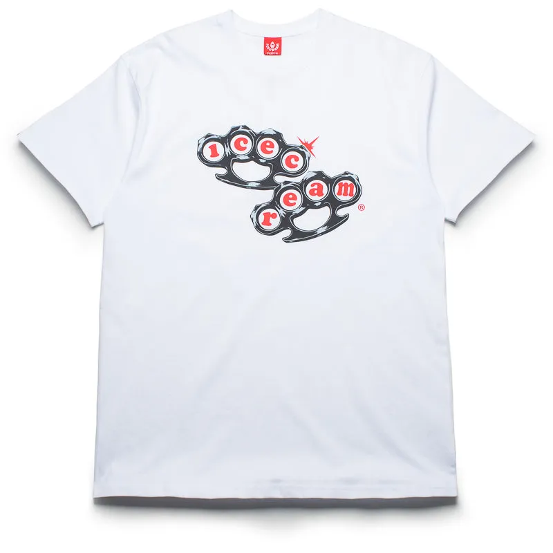 Travel Essential Ice Cream Punchies Tee - White