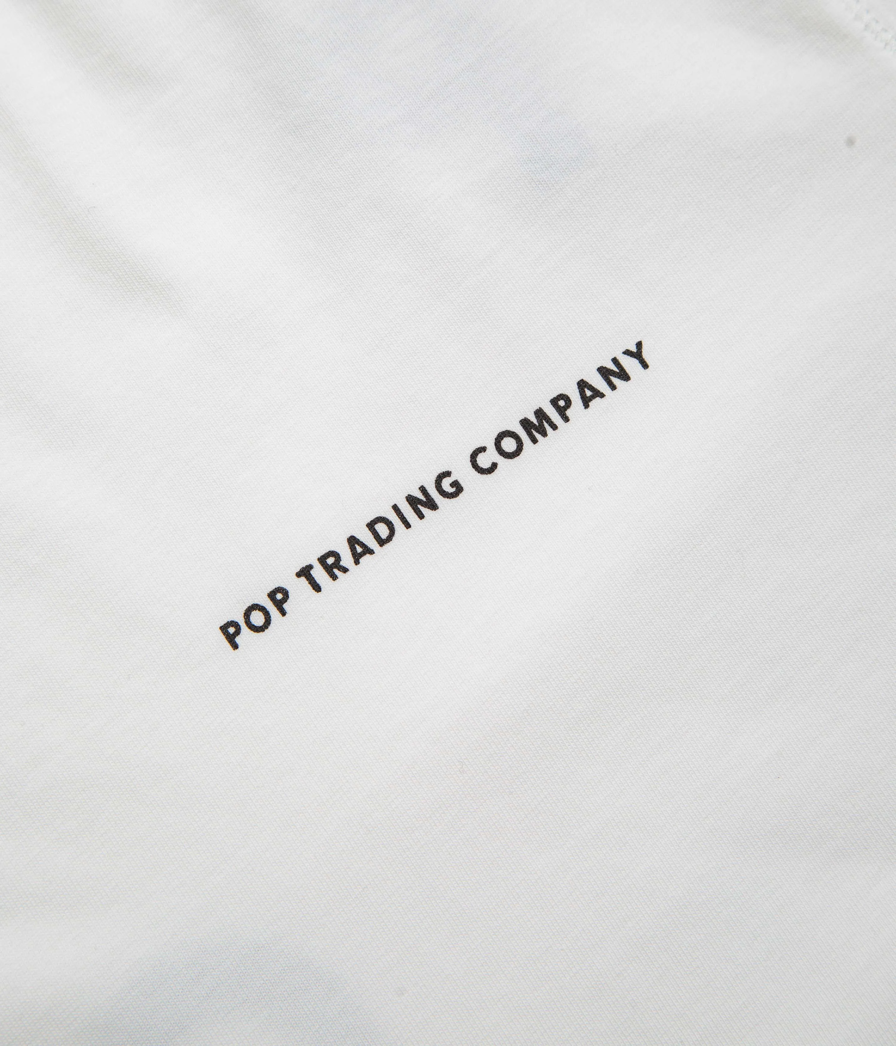 tag Pop Trading Company Logo T-Shirt - White / Black