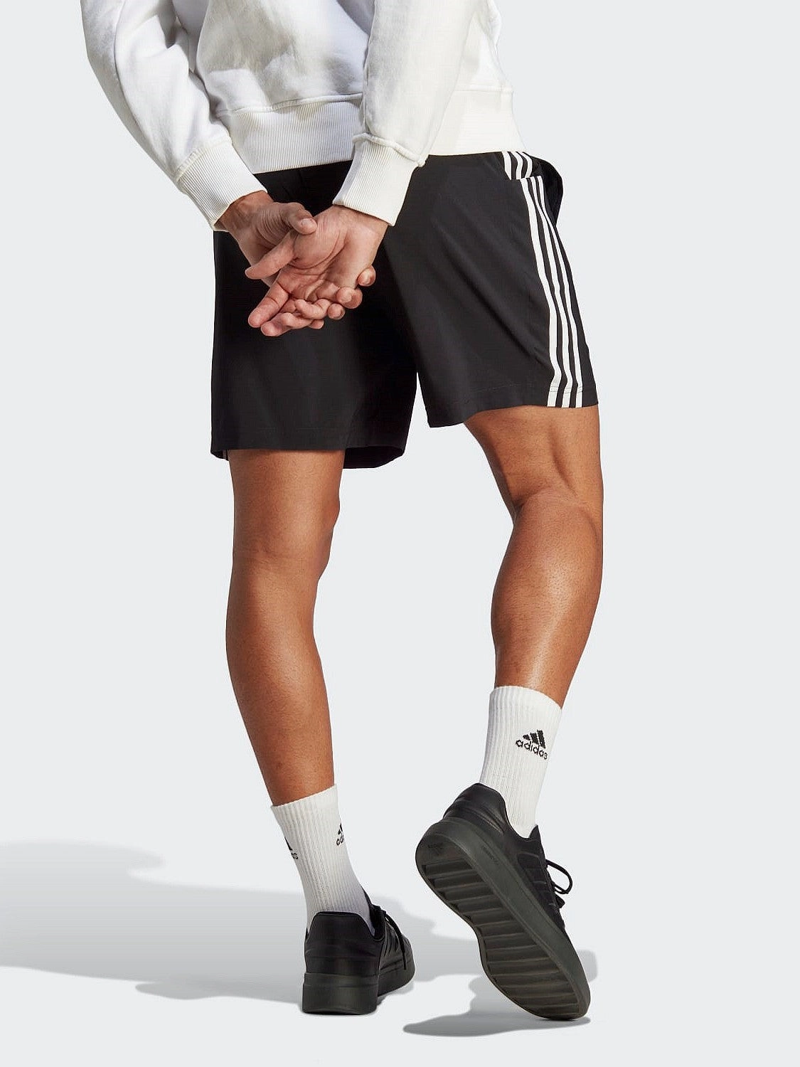 Chelsea 3-Stripe Shorts Mens Easy Match Fade Resistant Material