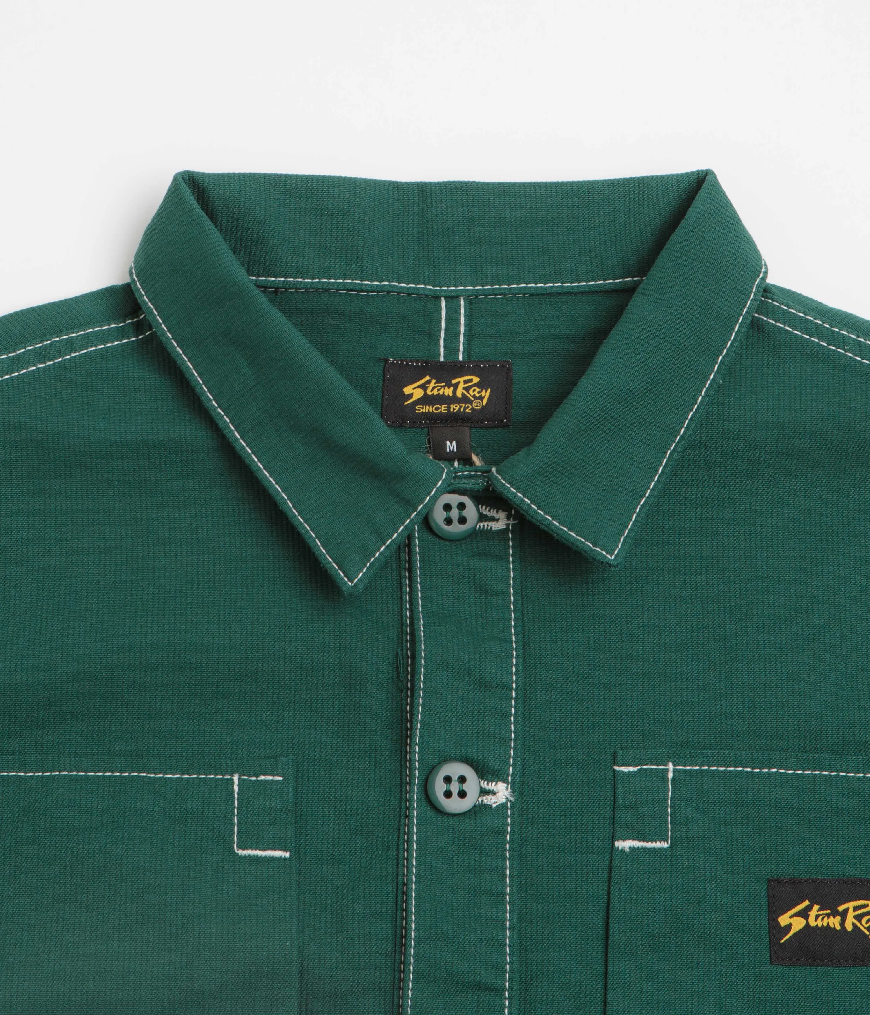 Stan Ray Painters Pop Over Shirt - Botanical Green Bedford Student Essential