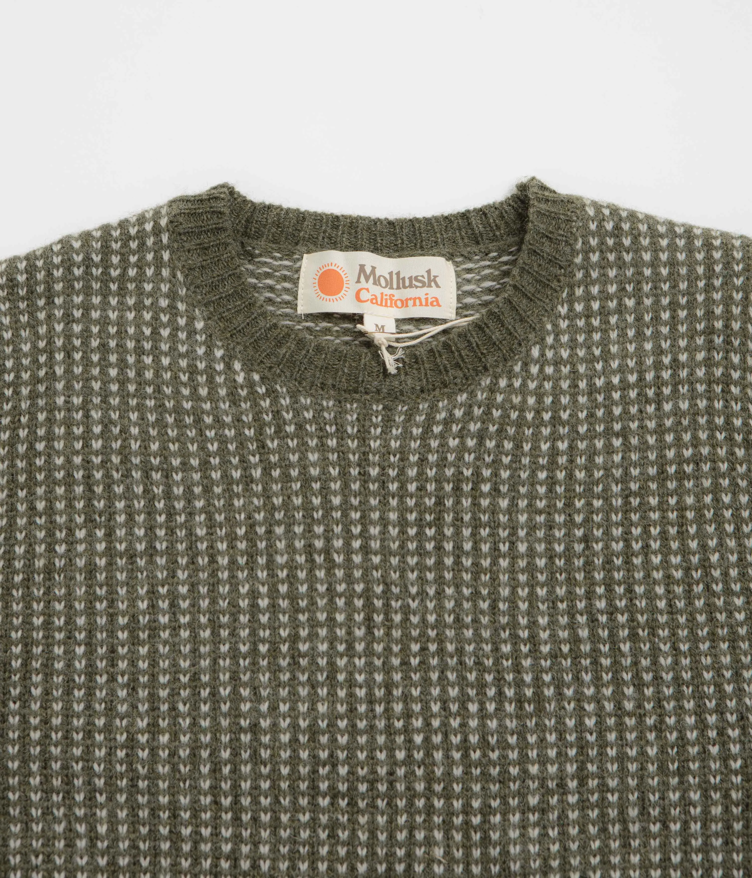 Convenient Mollusk Beacon Sweatshirt - Dark Moss