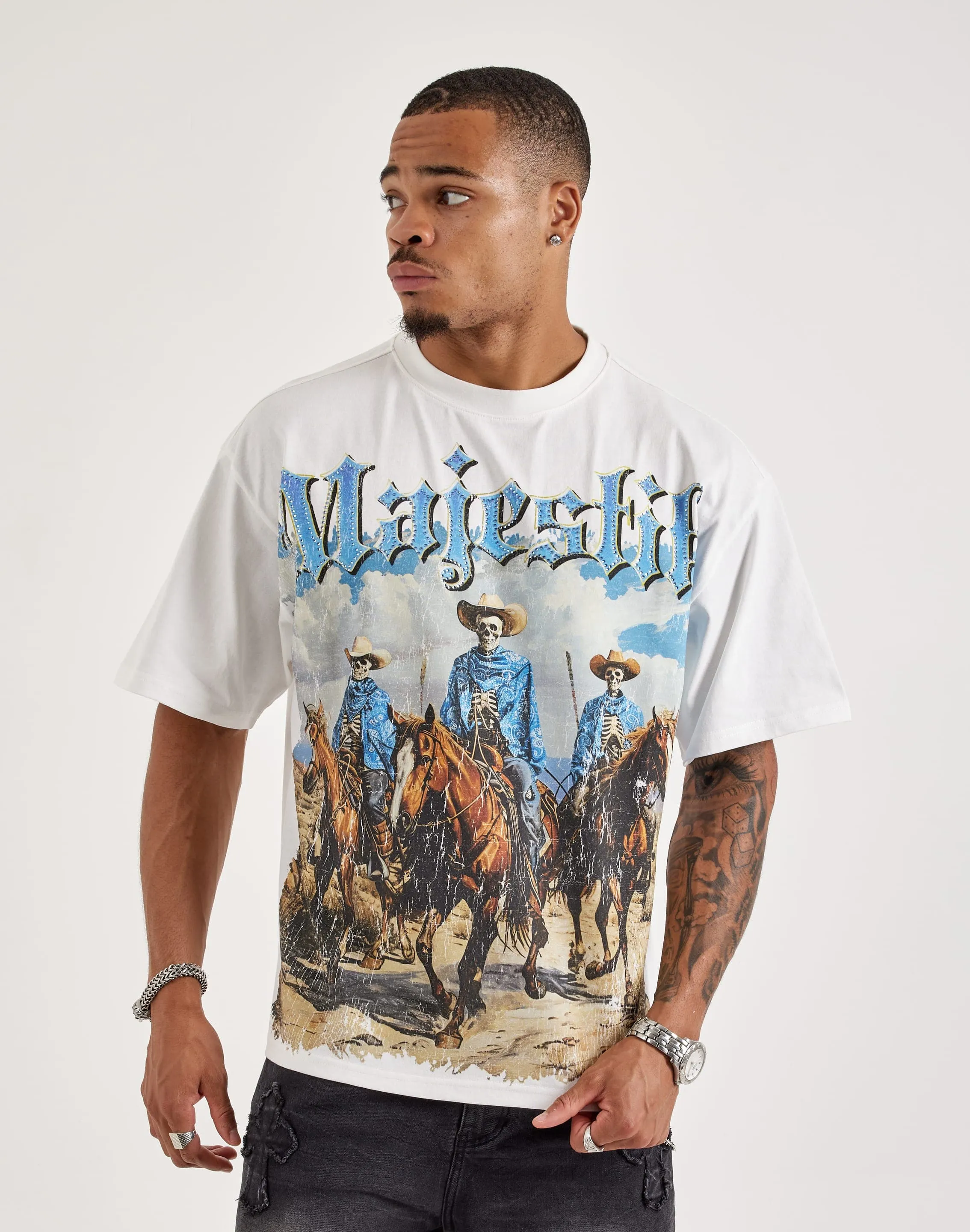 Majestik We Are Brothers Tee Urban Pulse Fine Weave