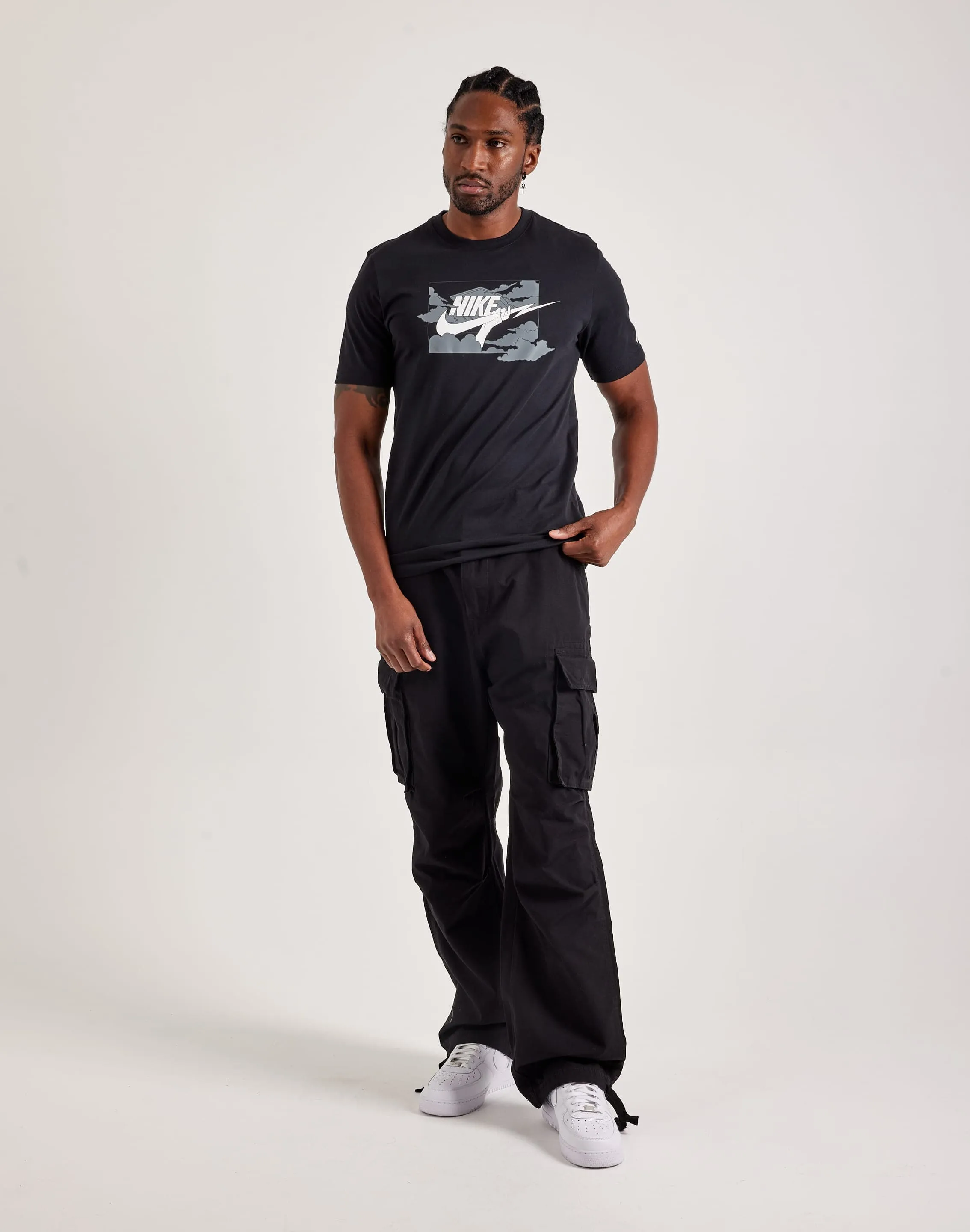 MNML Ultra Baggy Vintage Cargo Pants Reinforced Edges