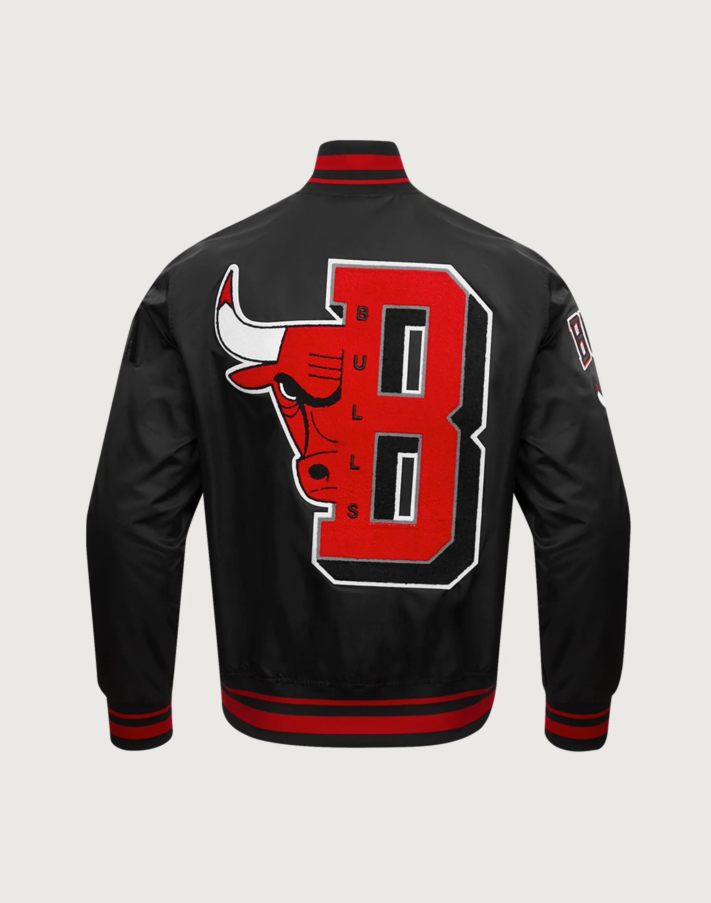 Pro Standard NBA Chicago Bulls Mashup Rib Satin Jacket Trend Base TaglessLabel