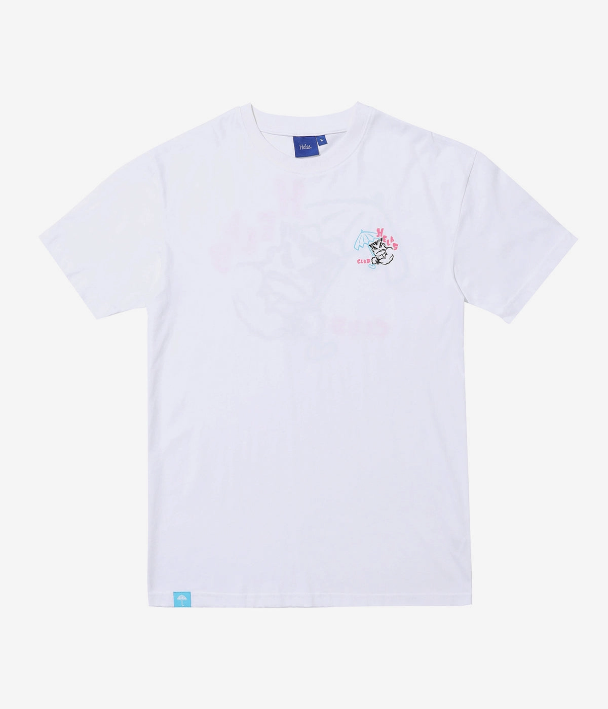 Sweat-Absorbing Workwear Style Helas Bad T-Shirt