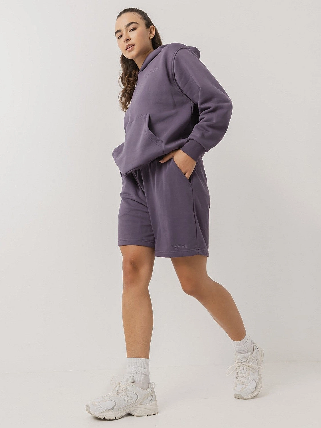 Lounge Short in Blackberry Clean Aesthetic