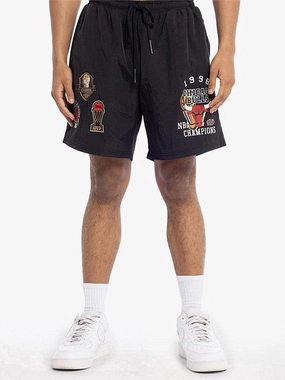 Chicago Bulls Champs Shorts Playful Style Reflective details