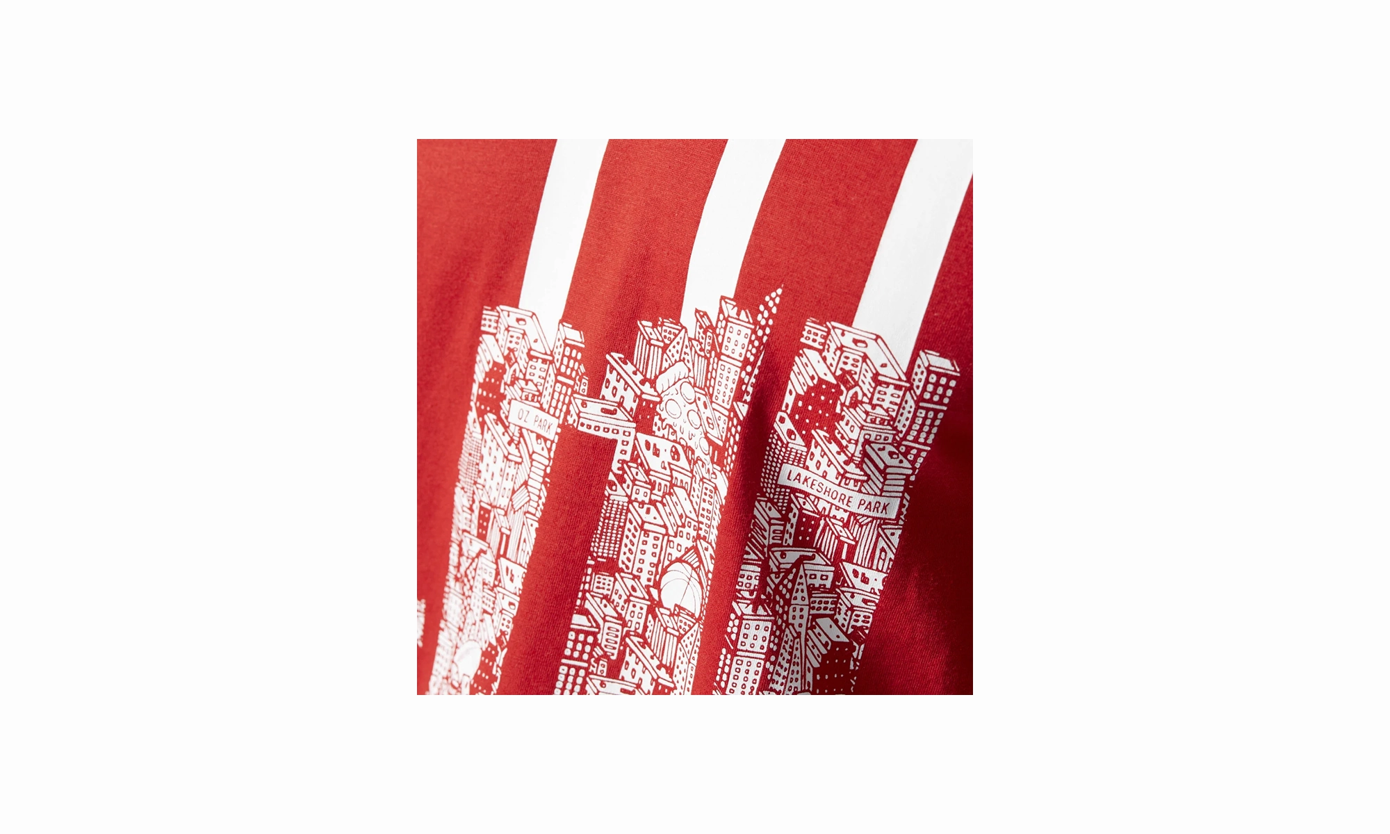 Chicago Training T-Shirt "Scarlet / White" AirflowOptimized