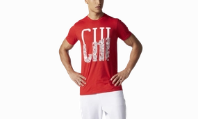Peace Glow Chicago Training T-Shirt "Scarlet / White"