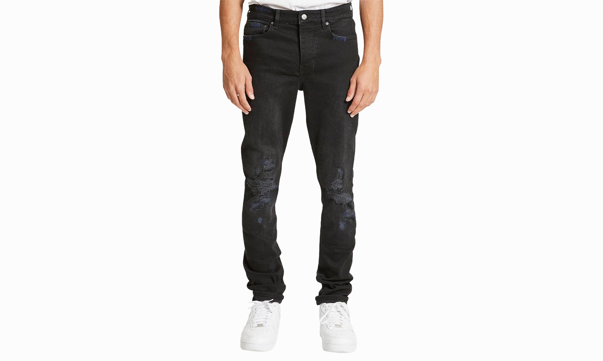 Clean Silhouette Neutral Loose Blu Bottle Trashed Jeans "Chitch"