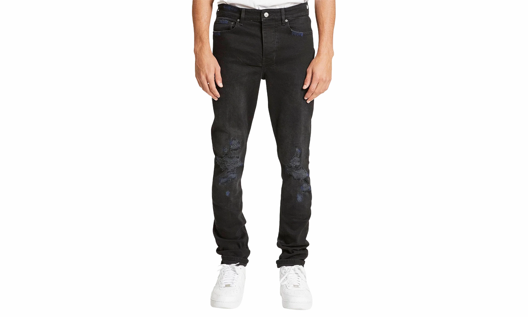 Blu Bottle Trashed Jeans "Chitch" Timeless Edge Clean Outfit