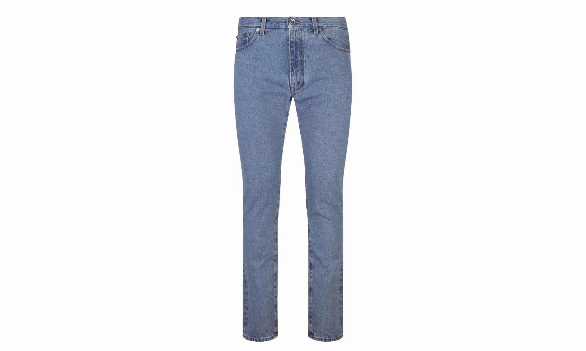 Diagonal Tab Slim Jeans "Denim" Minimal Fashion