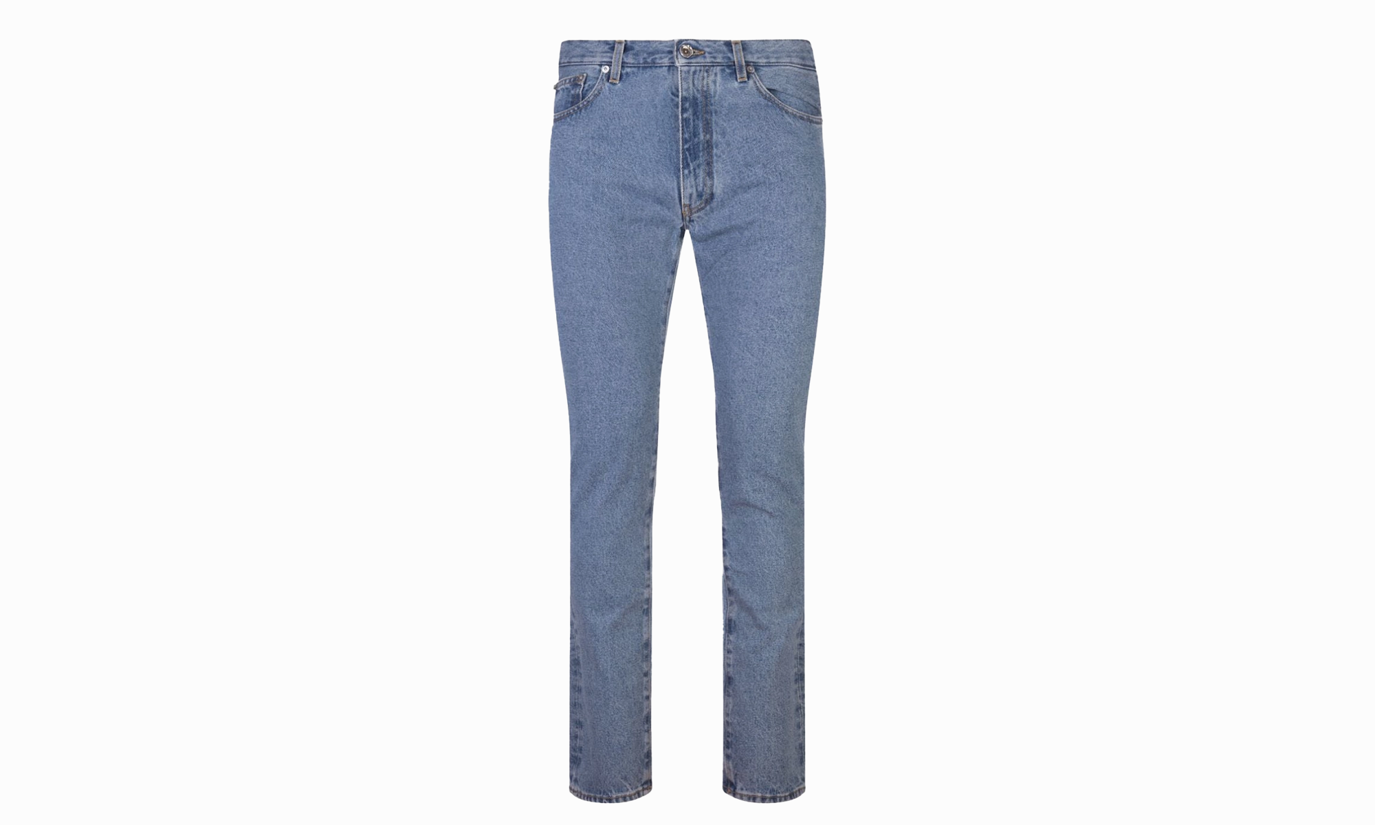 Fade Resistant Wash Minimalist Night Out Smooth Diagonal Tab Slim Jeans "Denim"