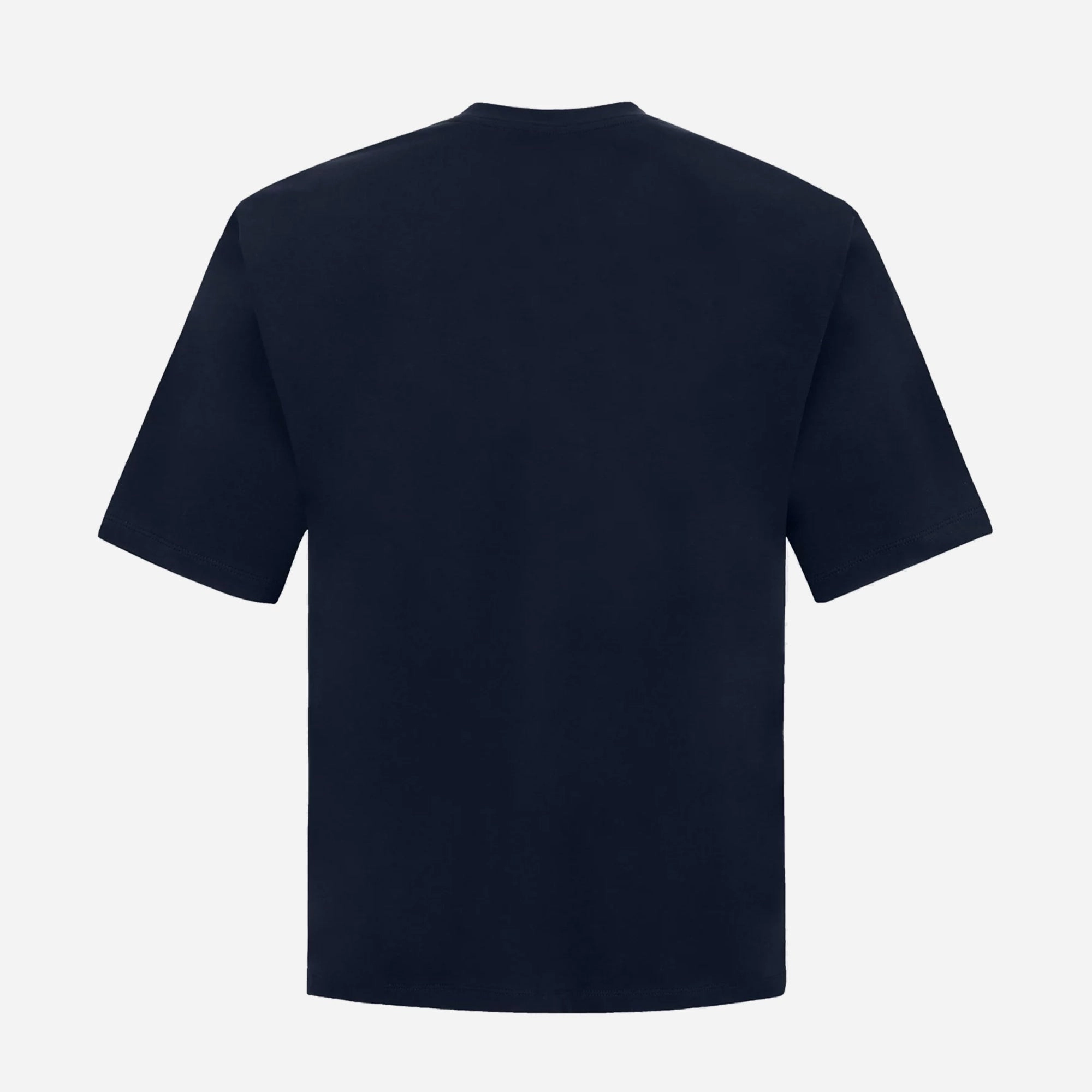 ALMOST GODS | BURNING HEART BOXY TEE { NAVY Breathable Lining
